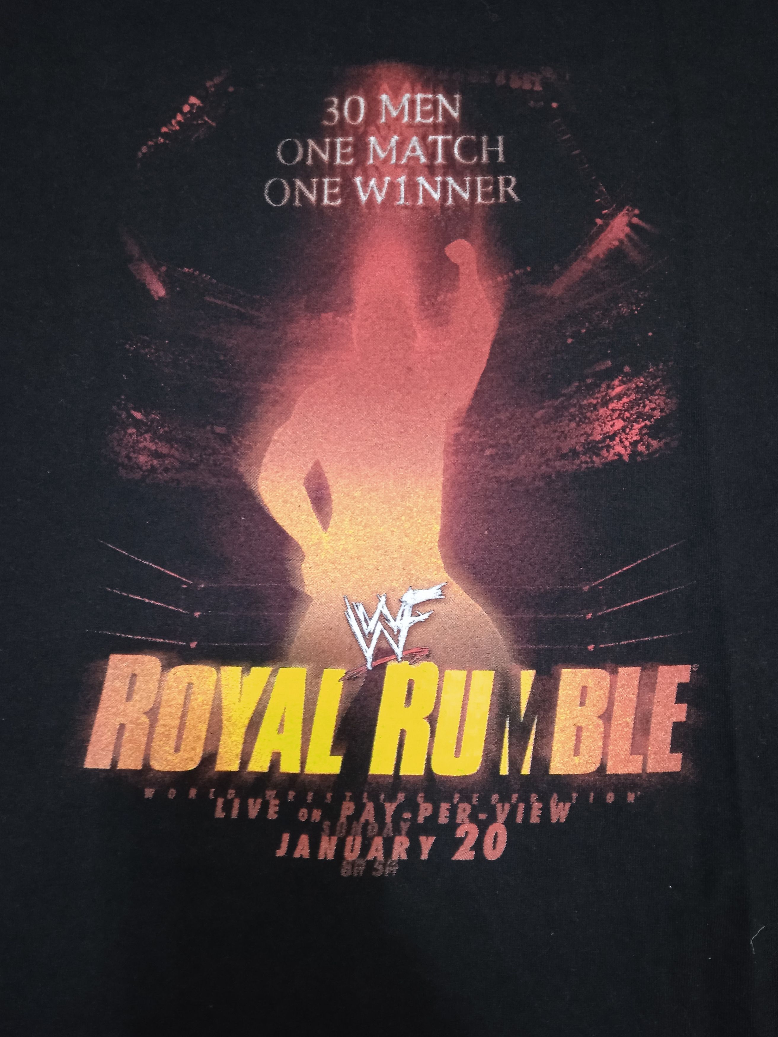 Vintage Vintage 2000s WWF Royal Rumble 2002 T-Shirt Size US XL / EU 56 / 4 - 3 Thumbnail
