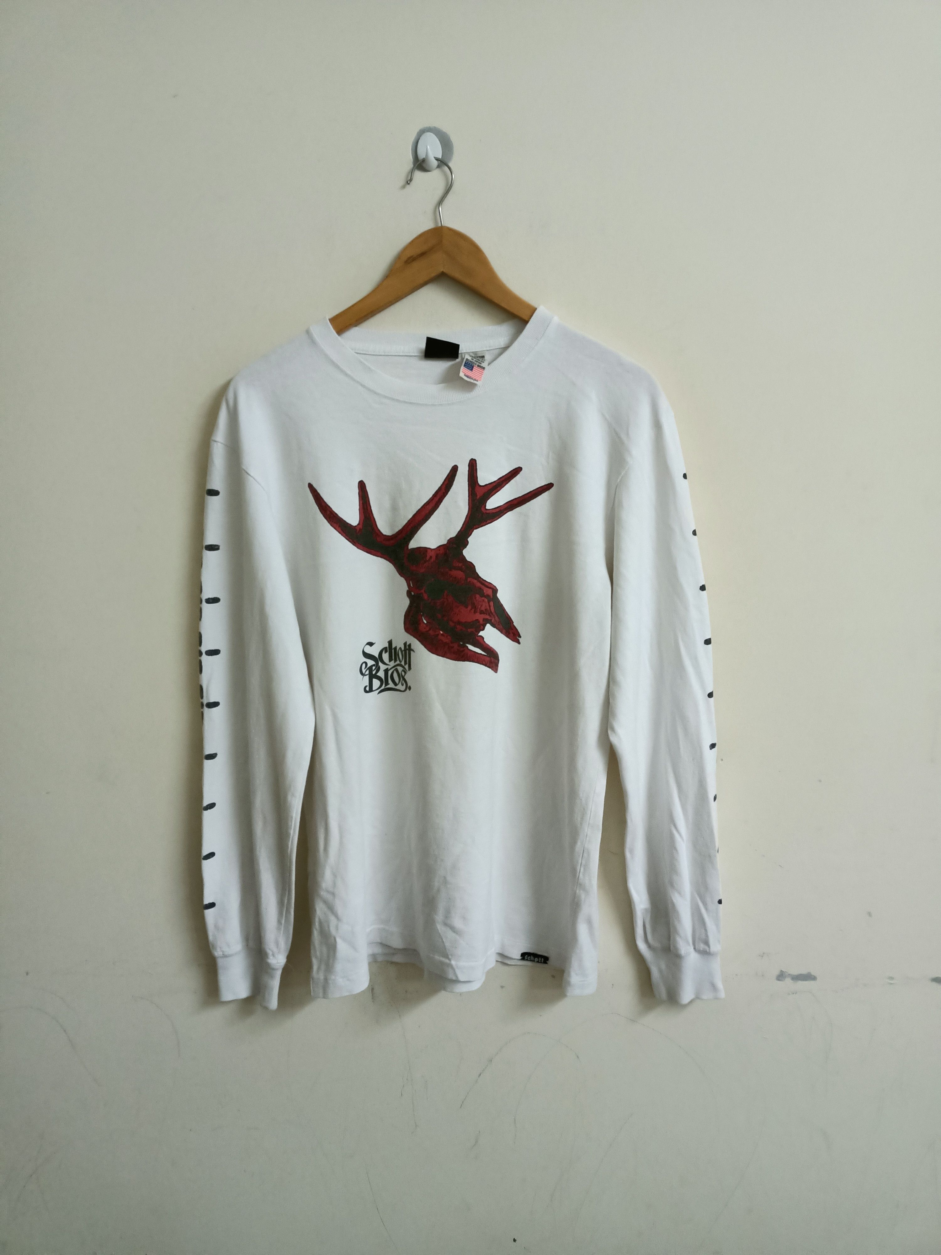 Schott Schott Bros by Schott NYC longsleeve t-shirt Size US M / EU 48-50 / 2 - 1 Thumbnail