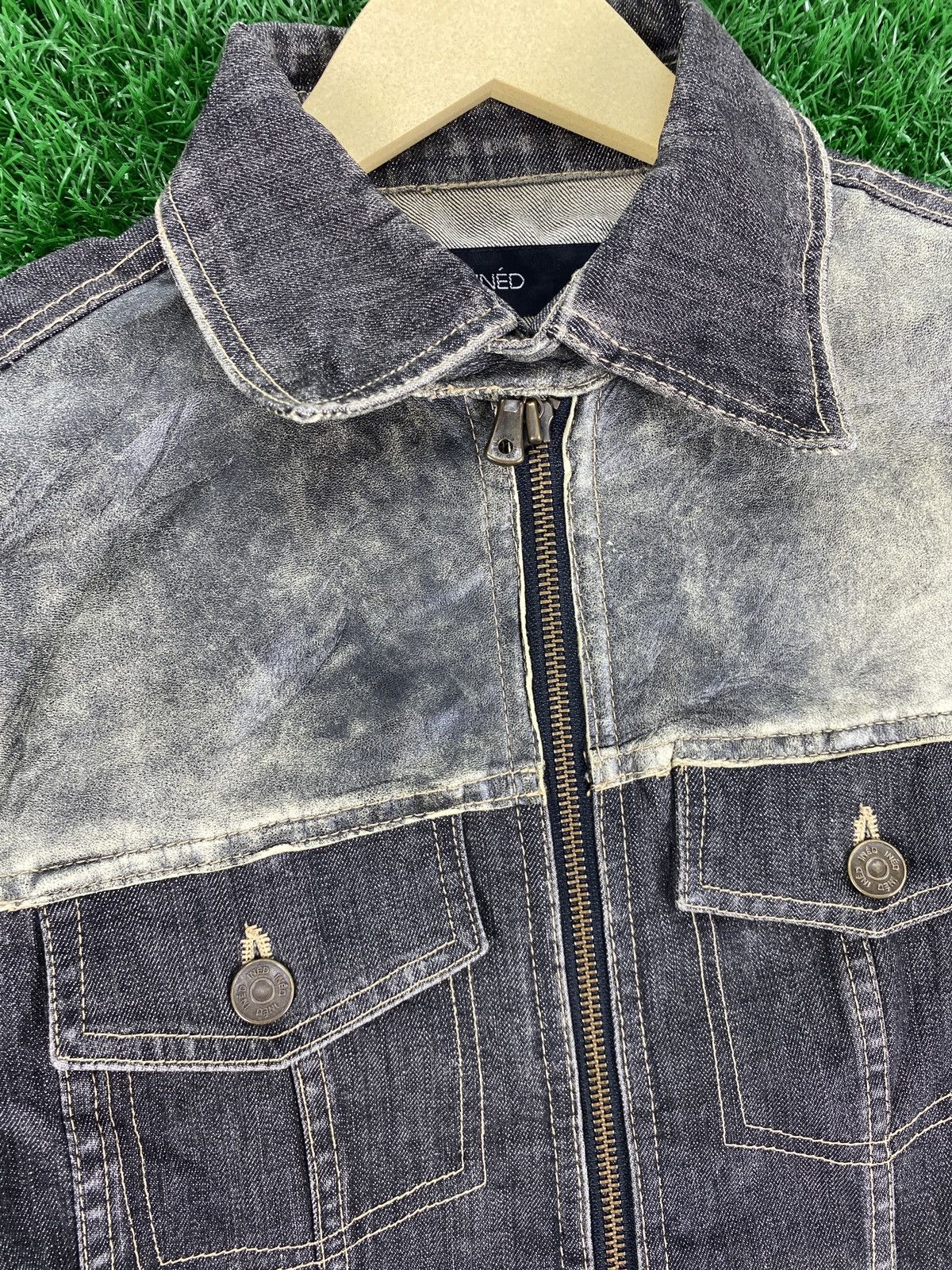 Japanese Brand × Vintage × Yohji Yamamoto Vintage Ined Jacket Jeans Yohji Yamamoto Size US XXS / EU 40 - 7 Thumbnail