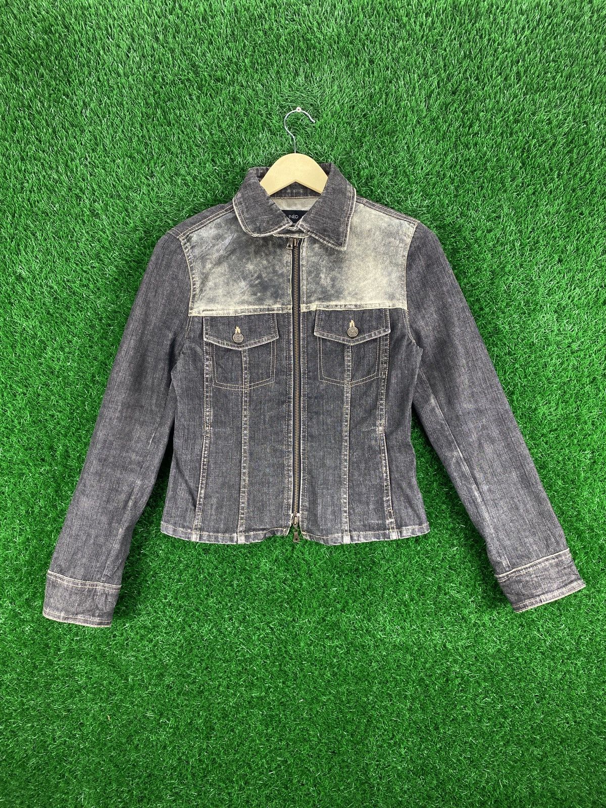 Japanese Brand × Vintage × Yohji Yamamoto Vintage Ined Jacket Jeans Yohji Yamamoto Size US XXS / EU 40 - 1 Thumbnail