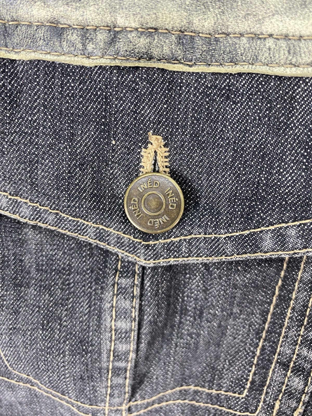Japanese Brand × Vintage × Yohji Yamamoto Vintage Ined Jacket Jeans Yohji Yamamoto Size US XXS / EU 40 - 5 Thumbnail