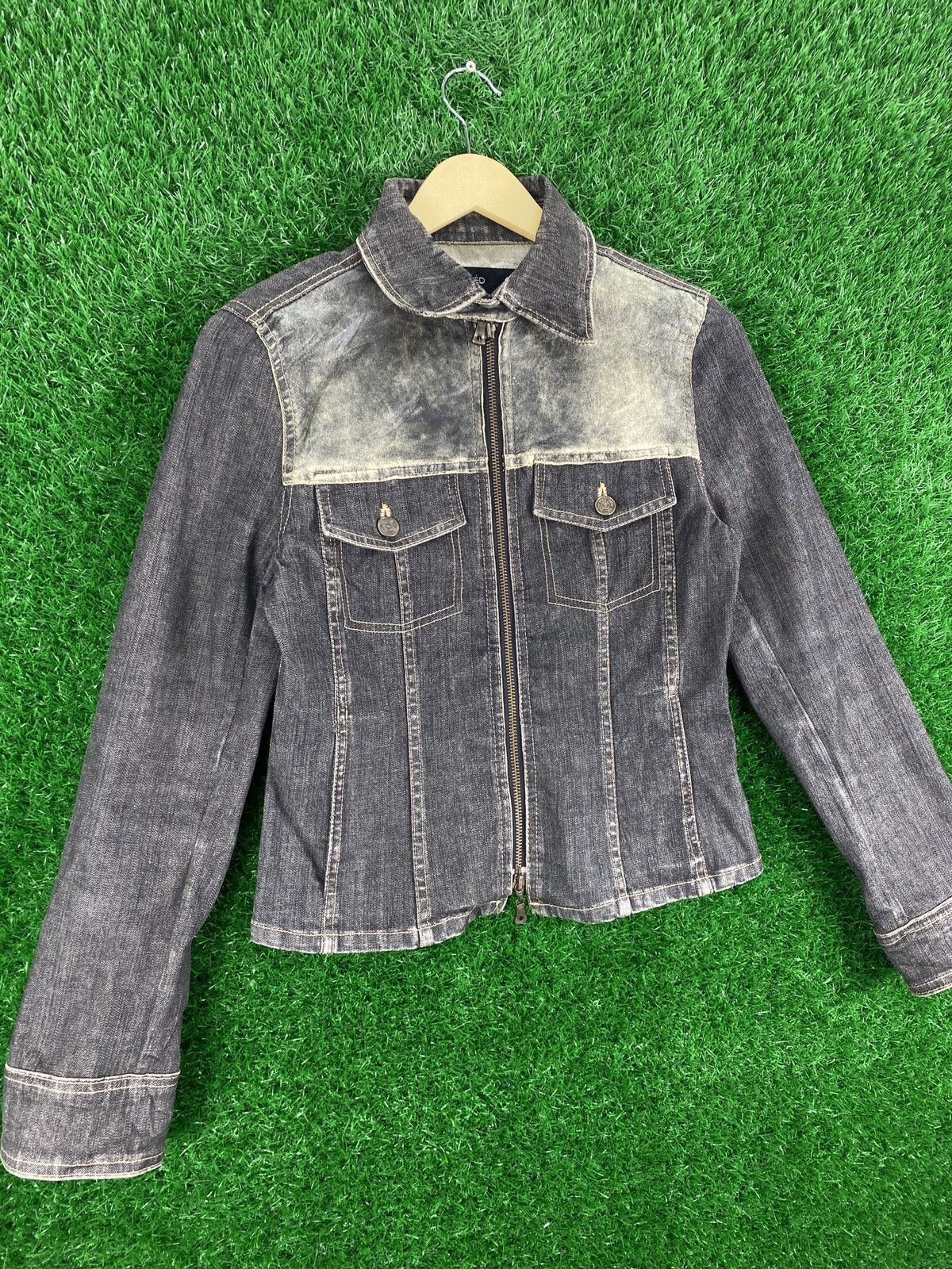 Japanese Brand × Vintage × Yohji Yamamoto Vintage Ined Jacket Jeans Yohji Yamamoto Size US XXS / EU 40 - 8 Thumbnail