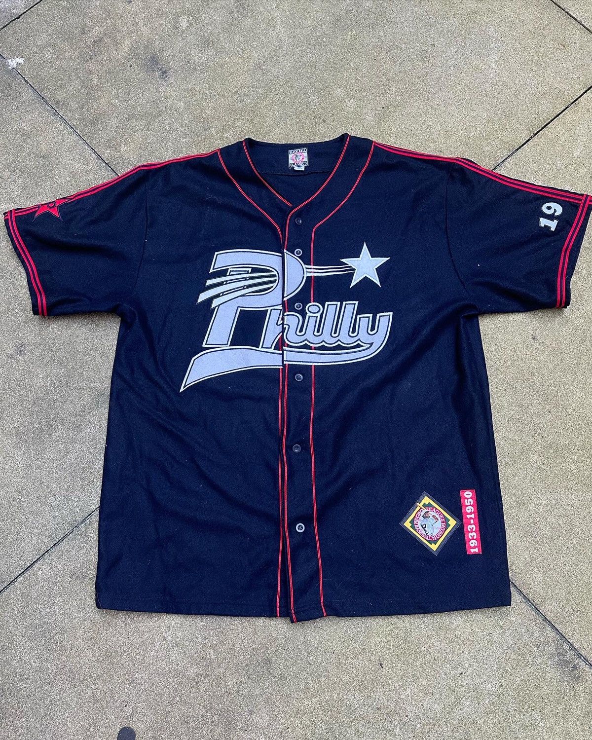 Vintage VTG Philly Stars Baseball Jersey Size US XXL / EU 58 / 5 - 1 Thumbnail
