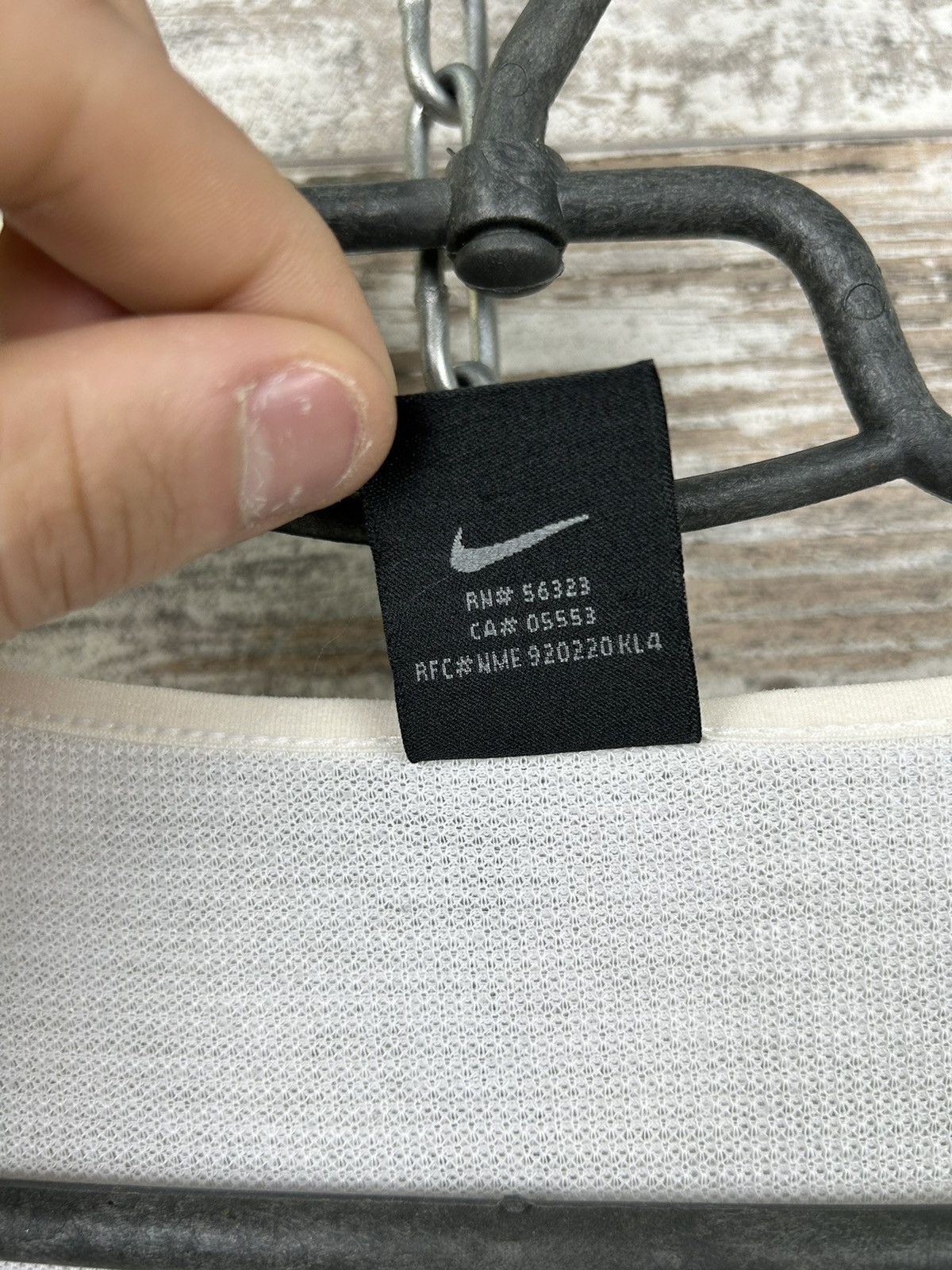 Nike × Vintage Mens Vintage Nike Swoosh T Shirt streetwear y2k rare tee Size US XL / EU 56 / 4 - 4 Thumbnail