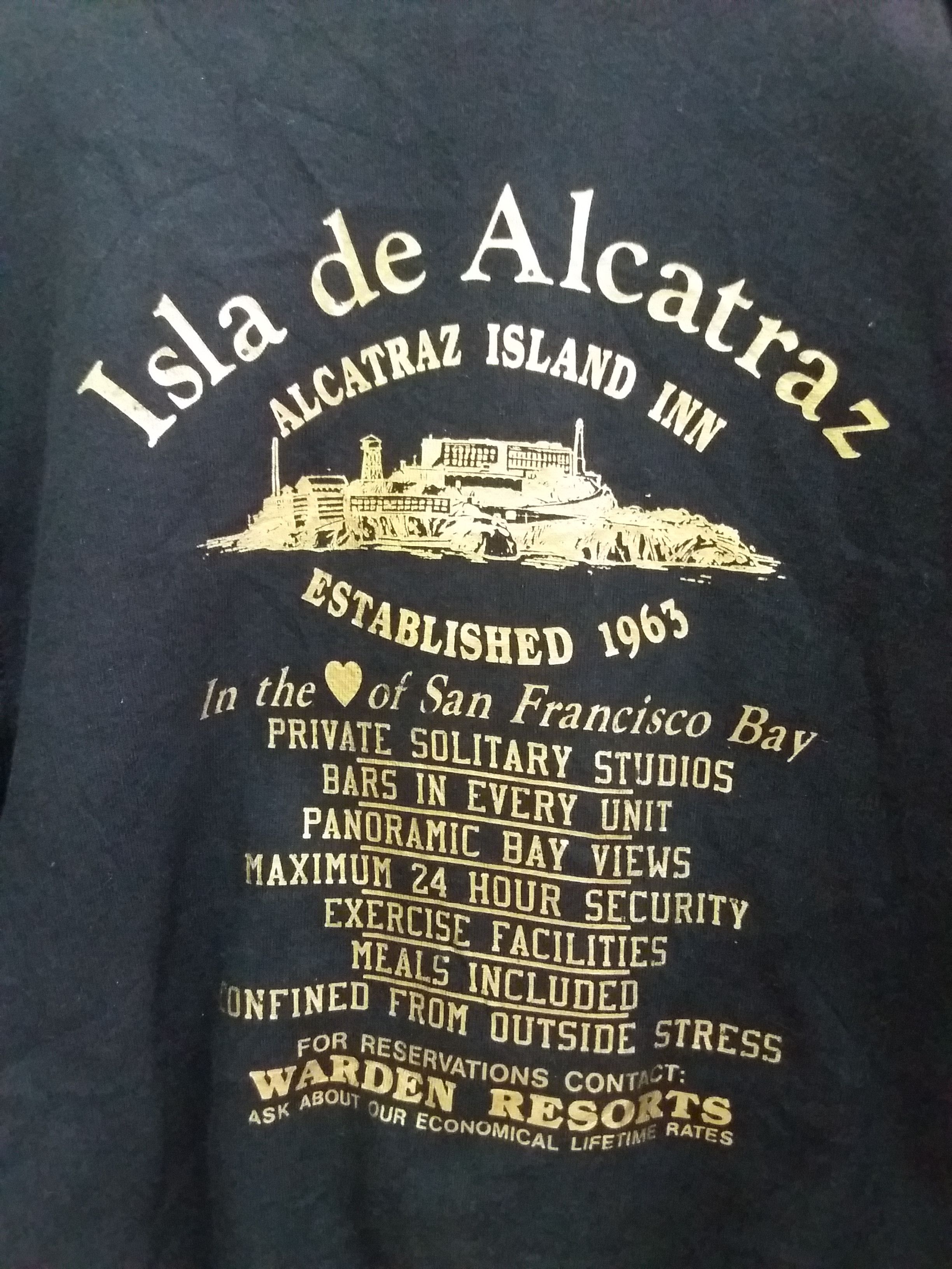 Fruit Of The Loom Vintage Alcatraz sweatshirt by fruit of the loom Size US S / EU 44-46 / 1 - 2 Thumbnail