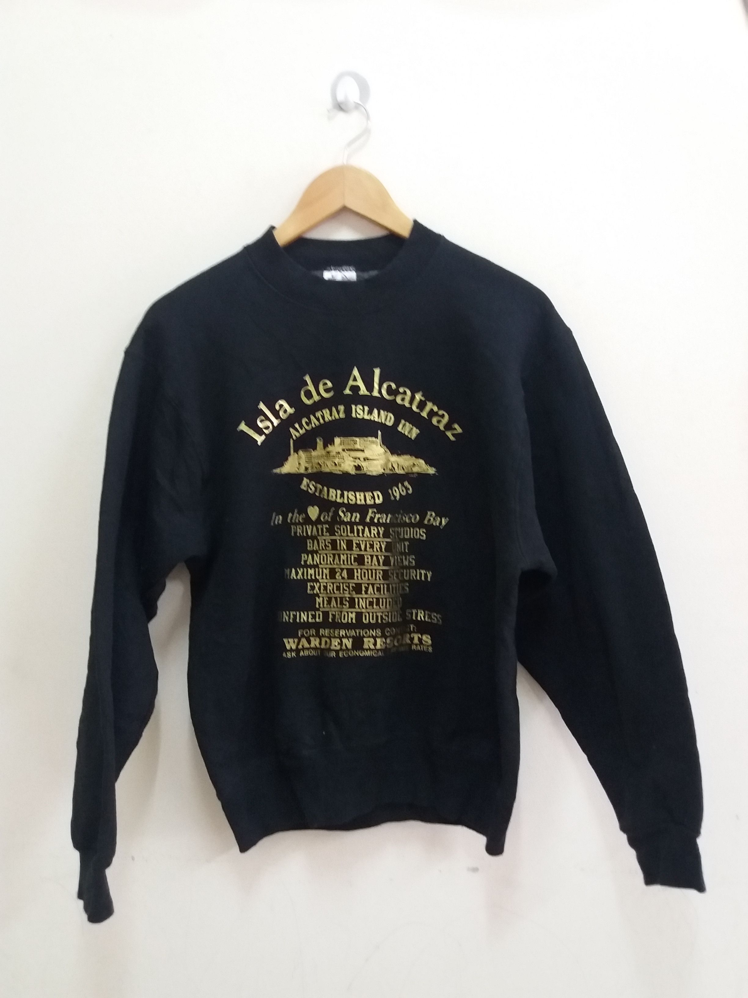 Fruit Of The Loom Vintage Alcatraz sweatshirt by fruit of the loom Size US S / EU 44-46 / 1 - 1 Thumbnail