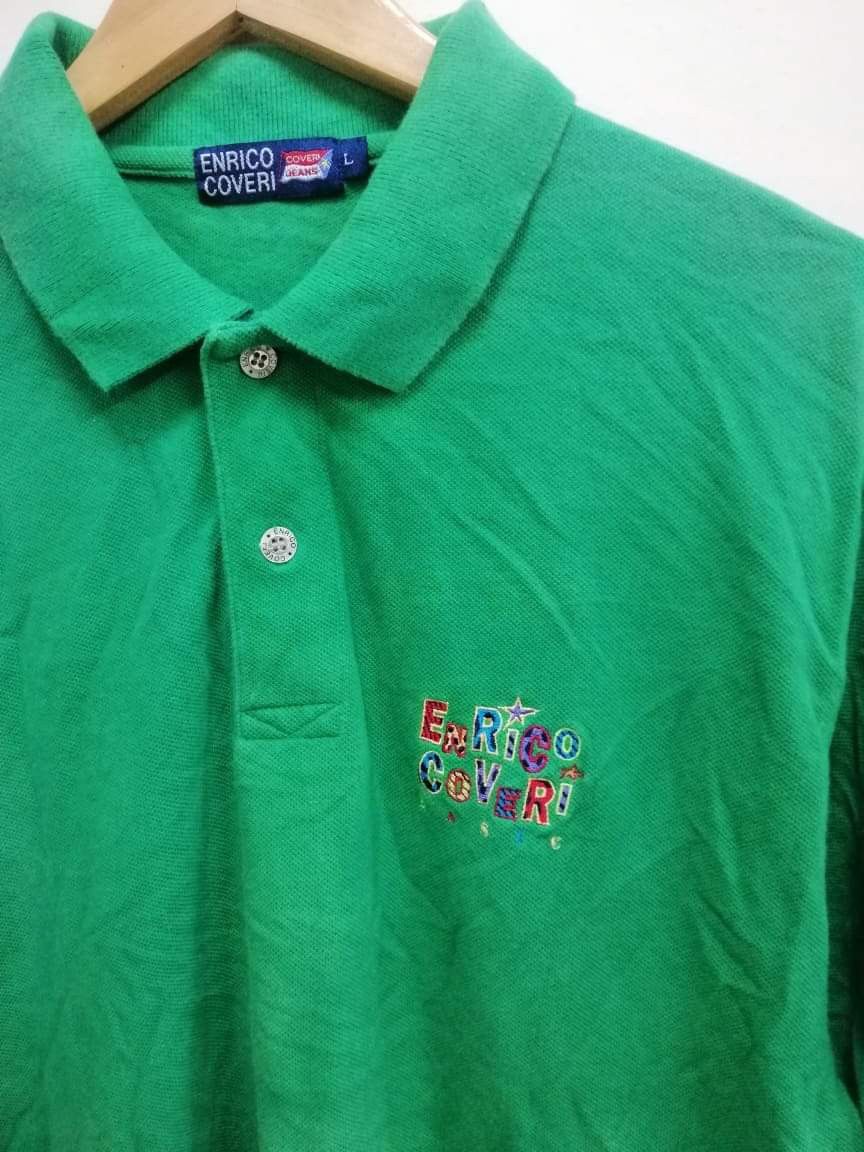 Enrico Coveri VINTAGE Enrico Coveri basic polo t-shirt Size US L / EU 52-54 / 3 - 7 Thumbnail