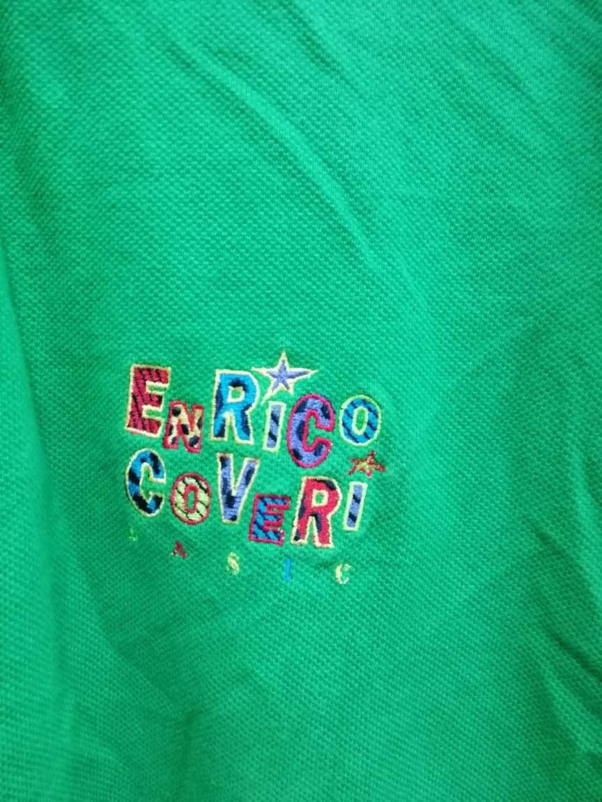 Enrico Coveri VINTAGE Enrico Coveri basic polo t-shirt Size US L / EU 52-54 / 3 - 3 Thumbnail