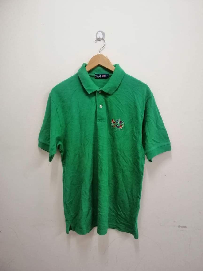 Enrico Coveri VINTAGE Enrico Coveri basic polo t-shirt Size US L / EU 52-54 / 3 - 1 Thumbnail