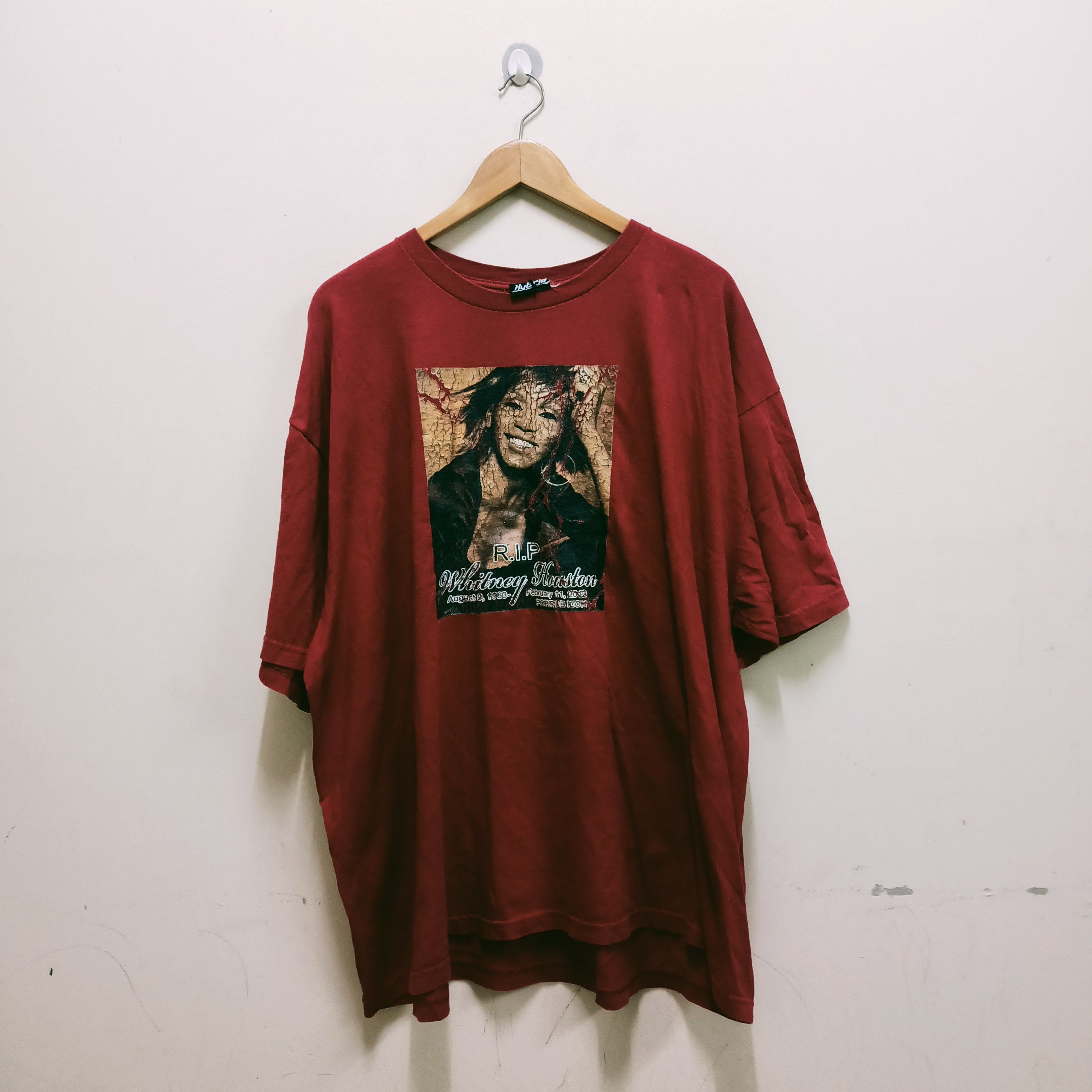 Band Tees × Vintage Vintage Whitney Houston RIP t-shirt Size US XXL / EU 58 / 5 - 1 Thumbnail