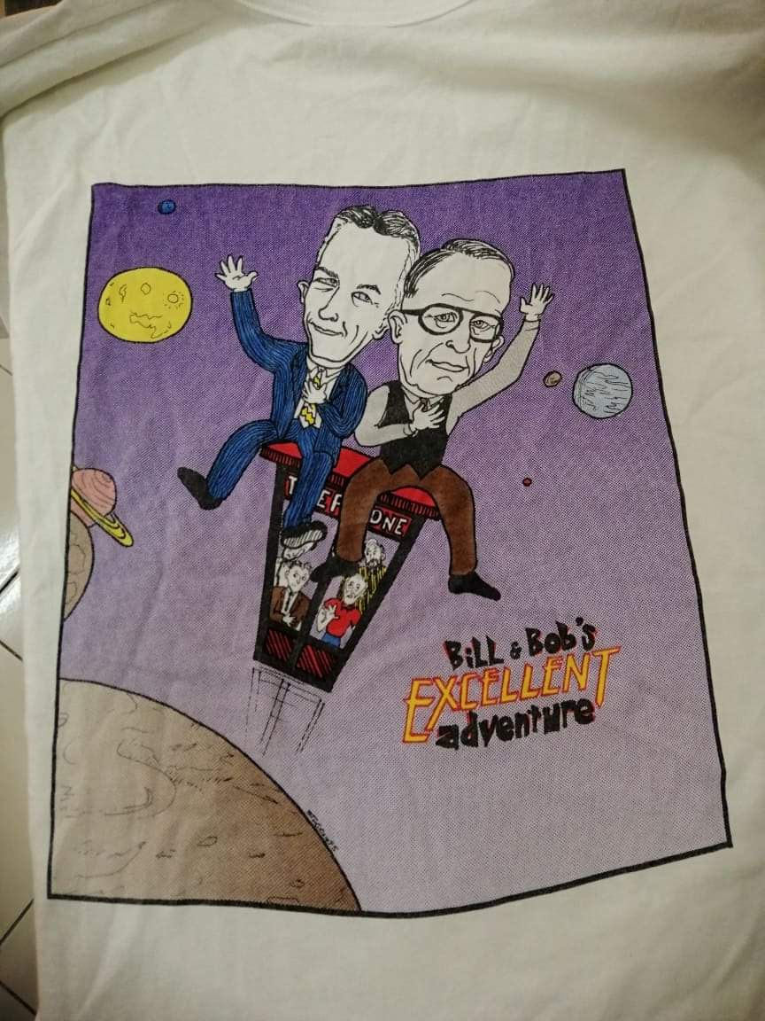 Fruit Of The Loom Bill & Bobs parody Bill & Tedd Excellent Adventure t-shirt Size US XL / EU 56 / 4 - 3 Thumbnail