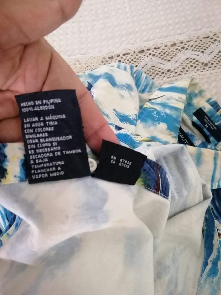 Nautica Nautica full print shirt Size US L / EU 52-54 / 3 - 3 Thumbnail