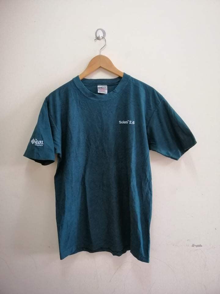 Microsoft × Vintage Vintage Sun Microsystems Solaris 2.6 by Oneita Size US L / EU 52-54 / 3 - 1 Thumbnail