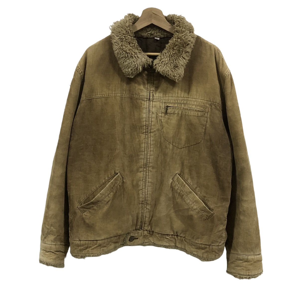 Lemaire × Uniqlo brown sherpa collar denim jacket Size US L / EU 52-54 / 3 - 1 Thumbnail