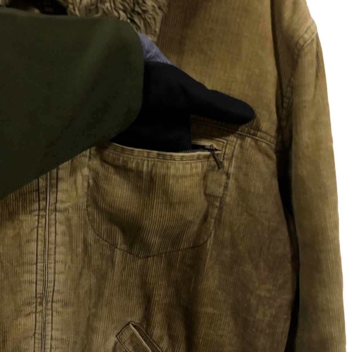 Lemaire × Uniqlo brown sherpa collar denim jacket Size US L / EU 52-54 / 3 - 5 Thumbnail