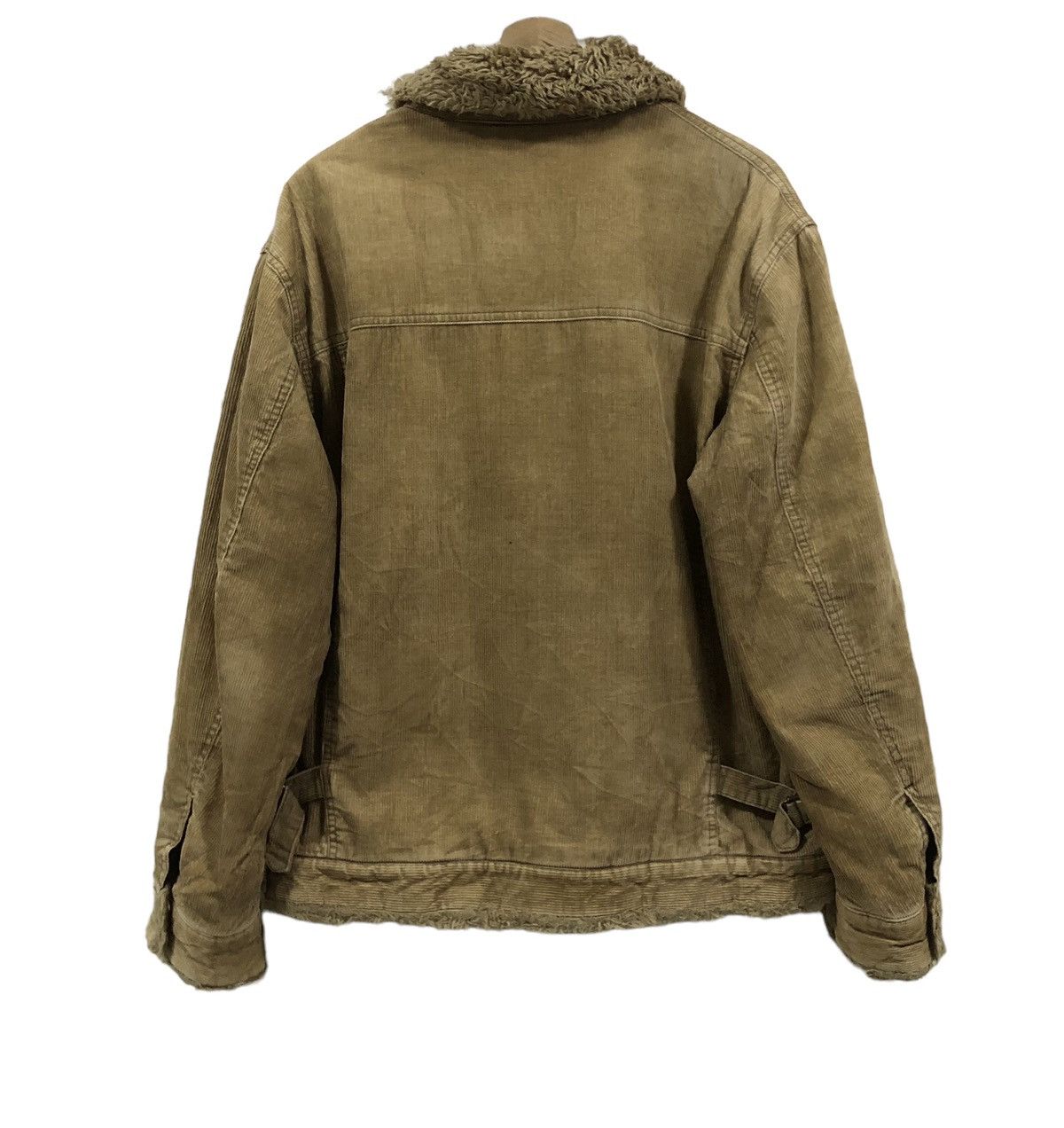 Lemaire × Uniqlo brown sherpa collar denim jacket Size US L / EU 52-54 / 3 - 3 Thumbnail