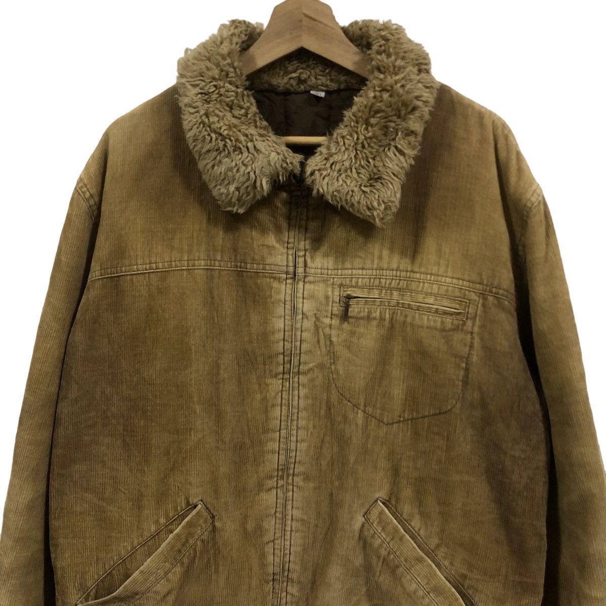 Lemaire × Uniqlo brown sherpa collar denim jacket Size US L / EU 52-54 / 3 - 2 Thumbnail