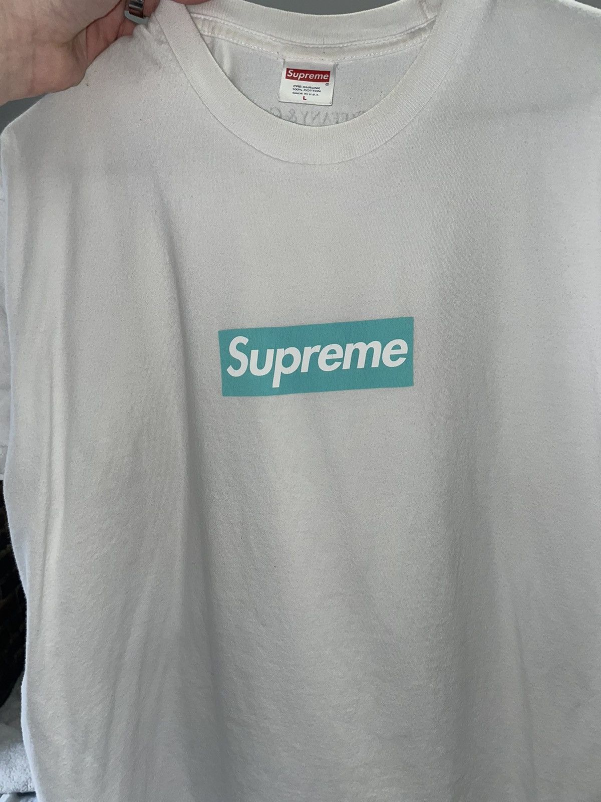 Supreme Supreme Tiffany & Co. Box Logo Tee | Grailed