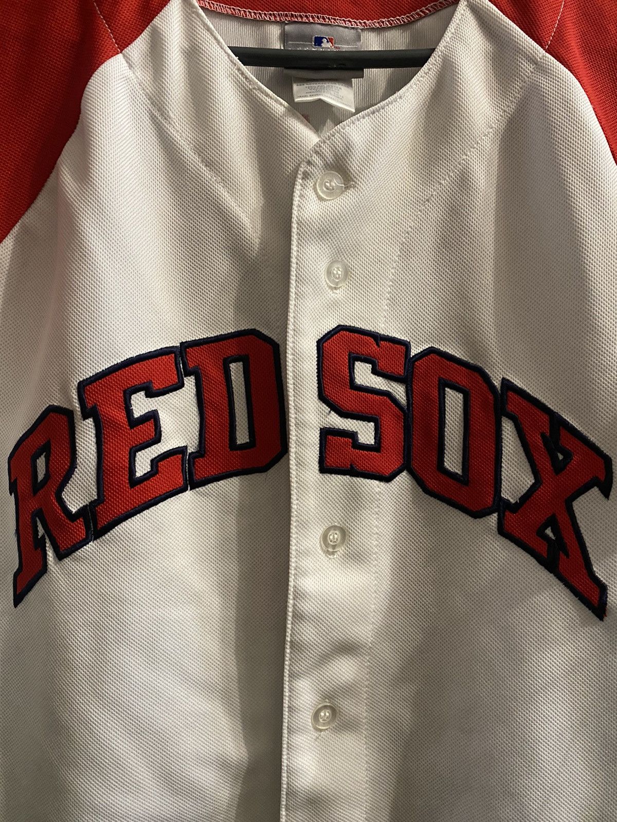 MLB Rare Vintage Button T-shirt Red Sox Ellsbury Baseball Size US S / EU 44-46 / 1 - 2 Thumbnail