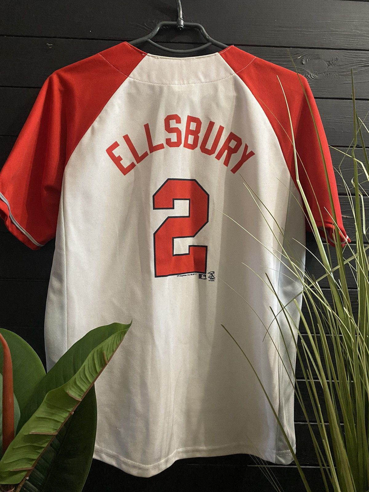 MLB Rare Vintage Button T-shirt Red Sox Ellsbury Baseball Size US S / EU 44-46 / 1 - 3 Thumbnail