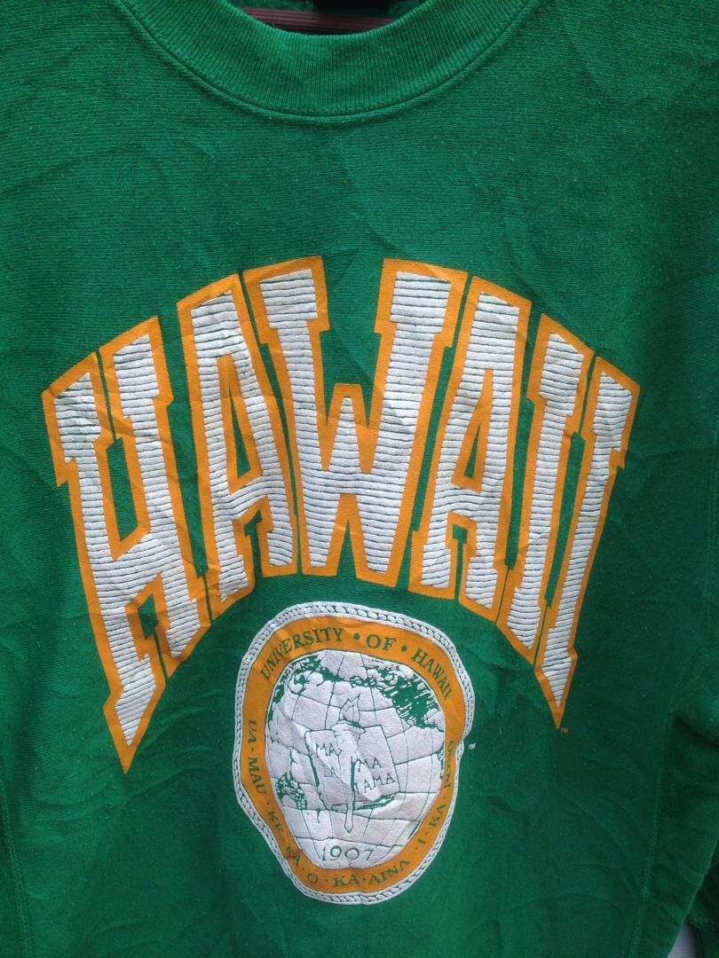 Vintage Vintage Hawaii Sweatshirt 50/50 Size M Big Logo Size US M / EU 48-50 / 2 - 2 Thumbnail