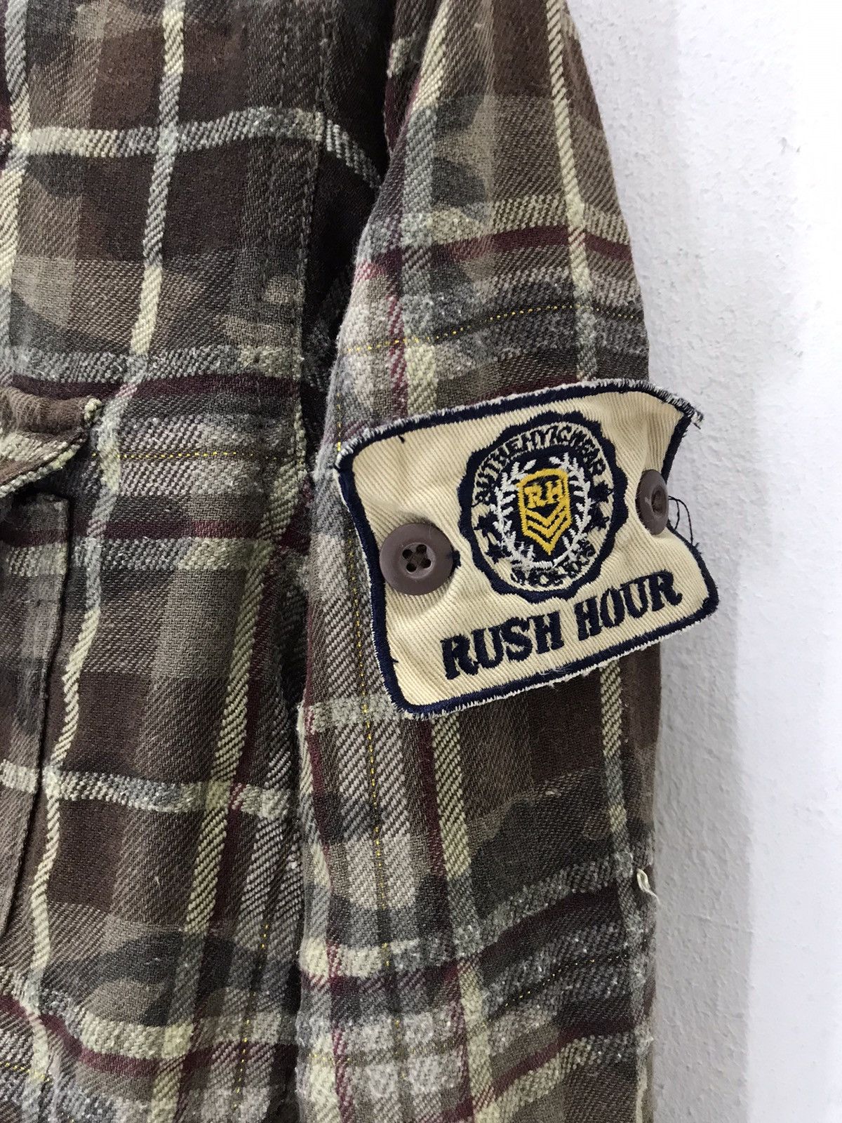 Flannel × Japanese Brand Japanese brand rush hour flannel patches like stone island Size US M / EU 48-50 / 2 - 2 Thumbnail