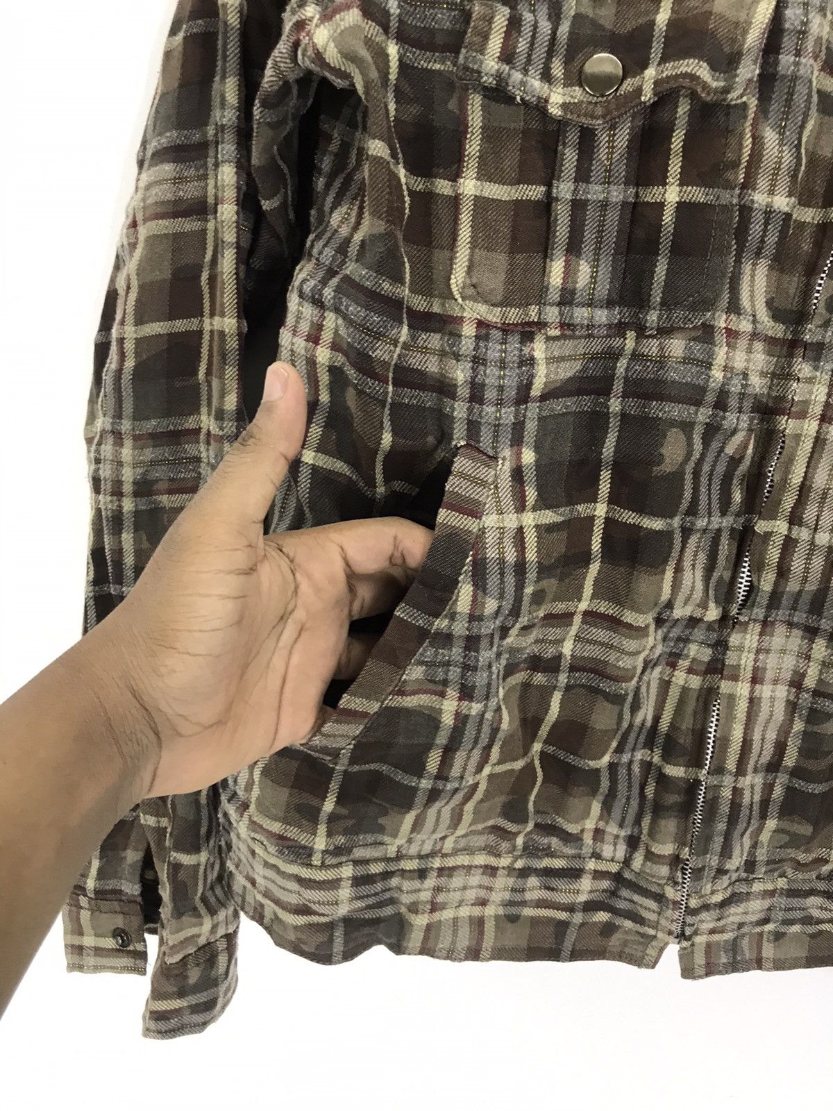 Flannel × Japanese Brand Japanese brand rush hour flannel patches like stone island Size US M / EU 48-50 / 2 - 9 Thumbnail