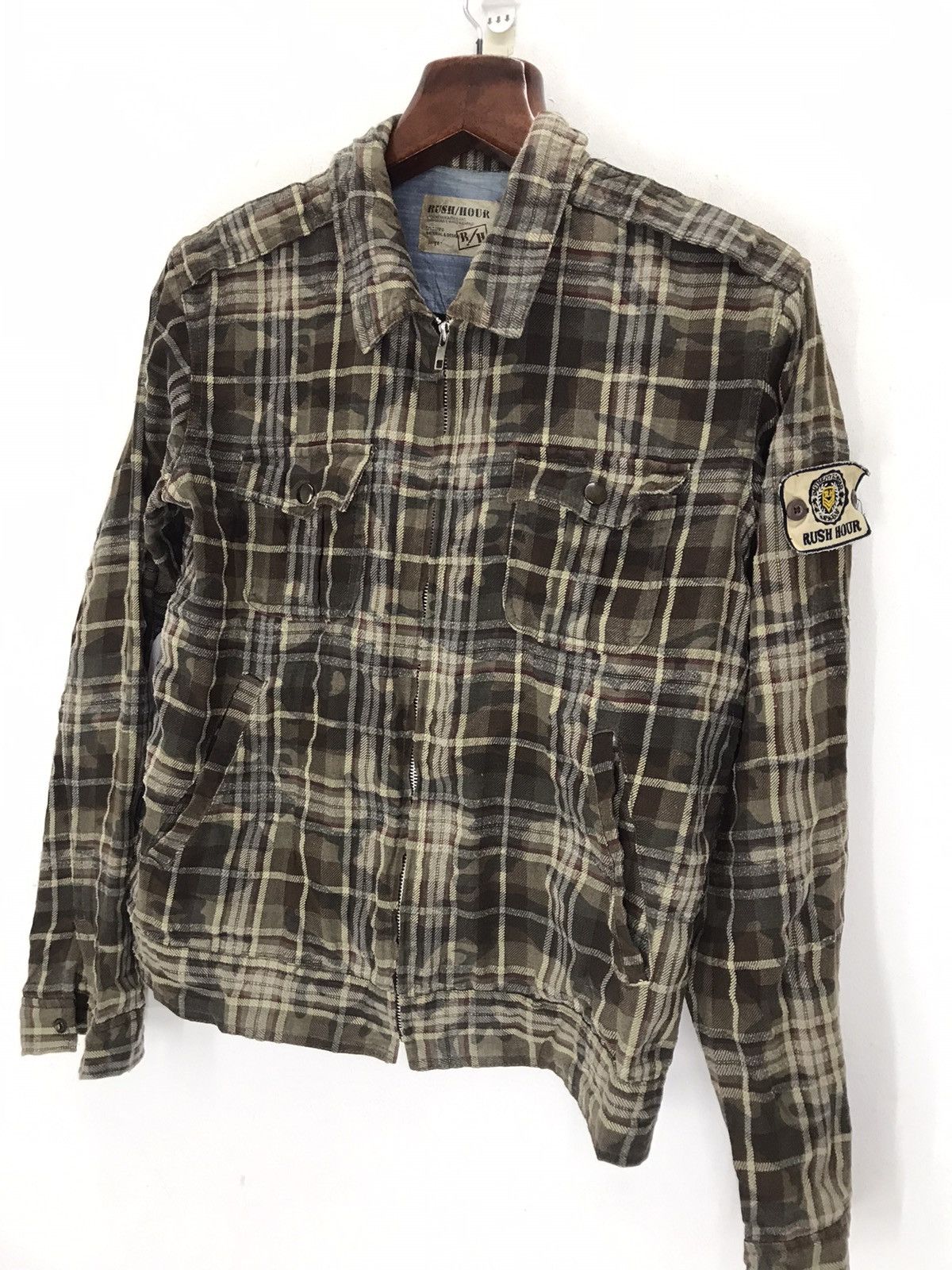 Flannel × Japanese Brand Japanese brand rush hour flannel patches like stone island Size US M / EU 48-50 / 2 - 1 Thumbnail