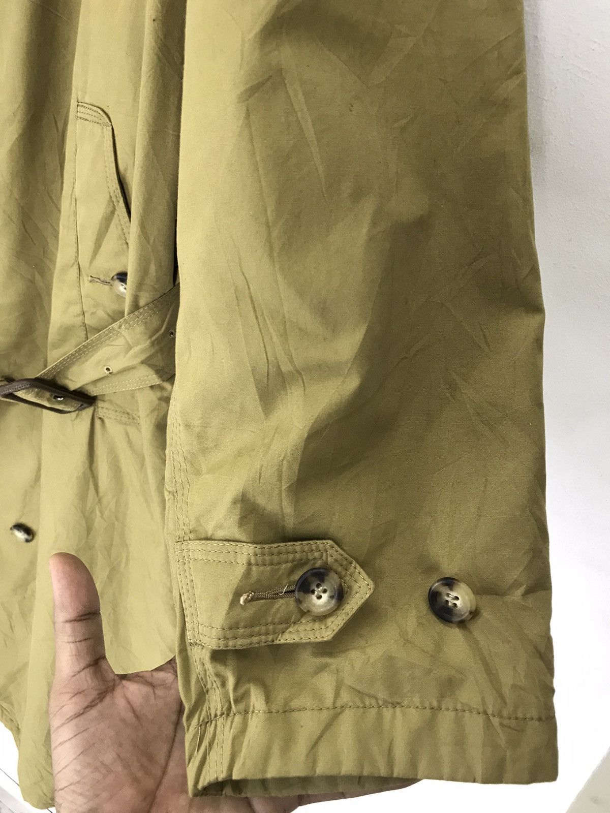 Nigel Cabourn Vintage 80s Nigel Cabourn England Double breast over coat Size US XL / EU 56 / 4 - 2 Thumbnail