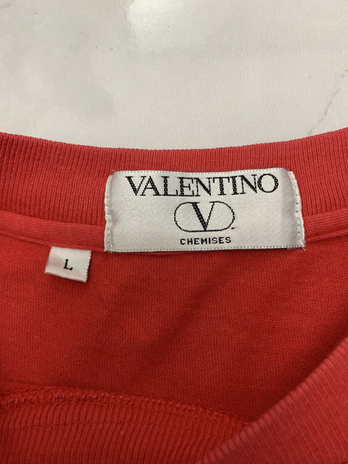 Valentino Vintage Valentino shirt short sleeve embroidary spell out Size US L / EU 52-54 / 3 - 4 Thumbnail