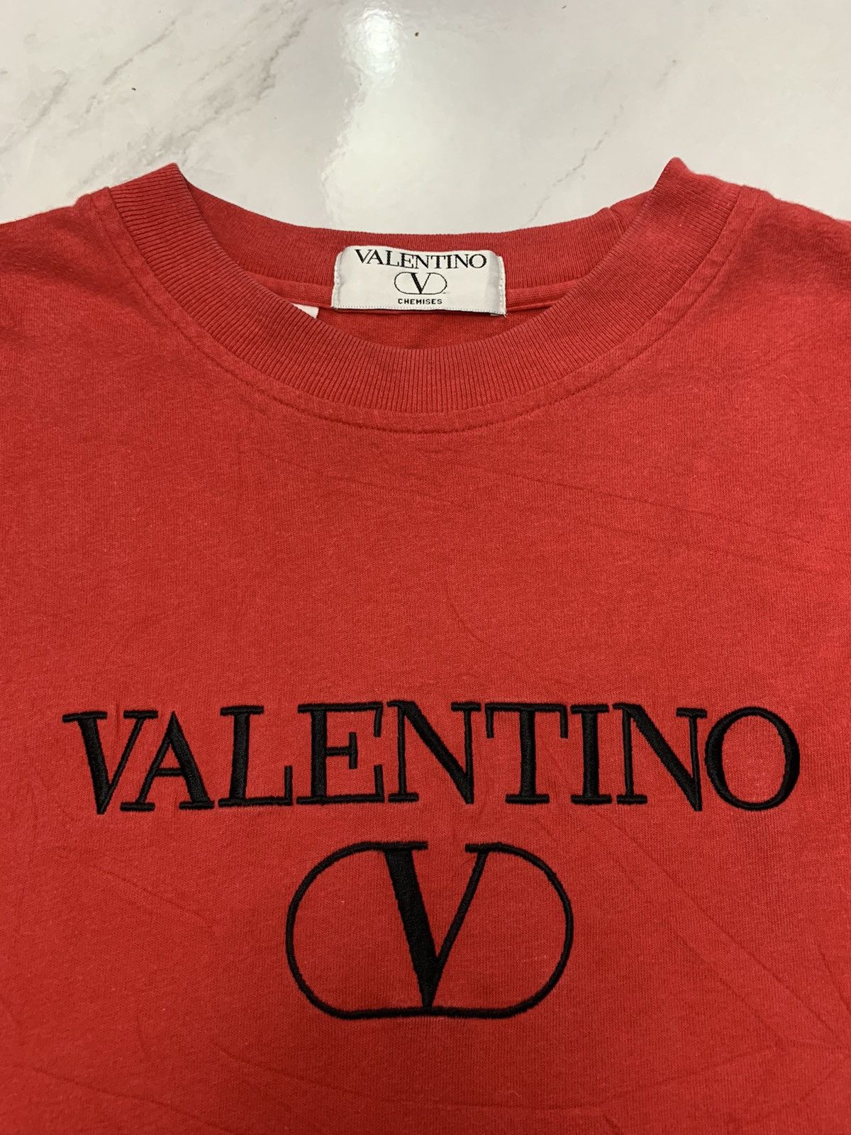 Valentino Vintage Valentino shirt short sleeve embroidary spell out Size US L / EU 52-54 / 3 - 3 Thumbnail