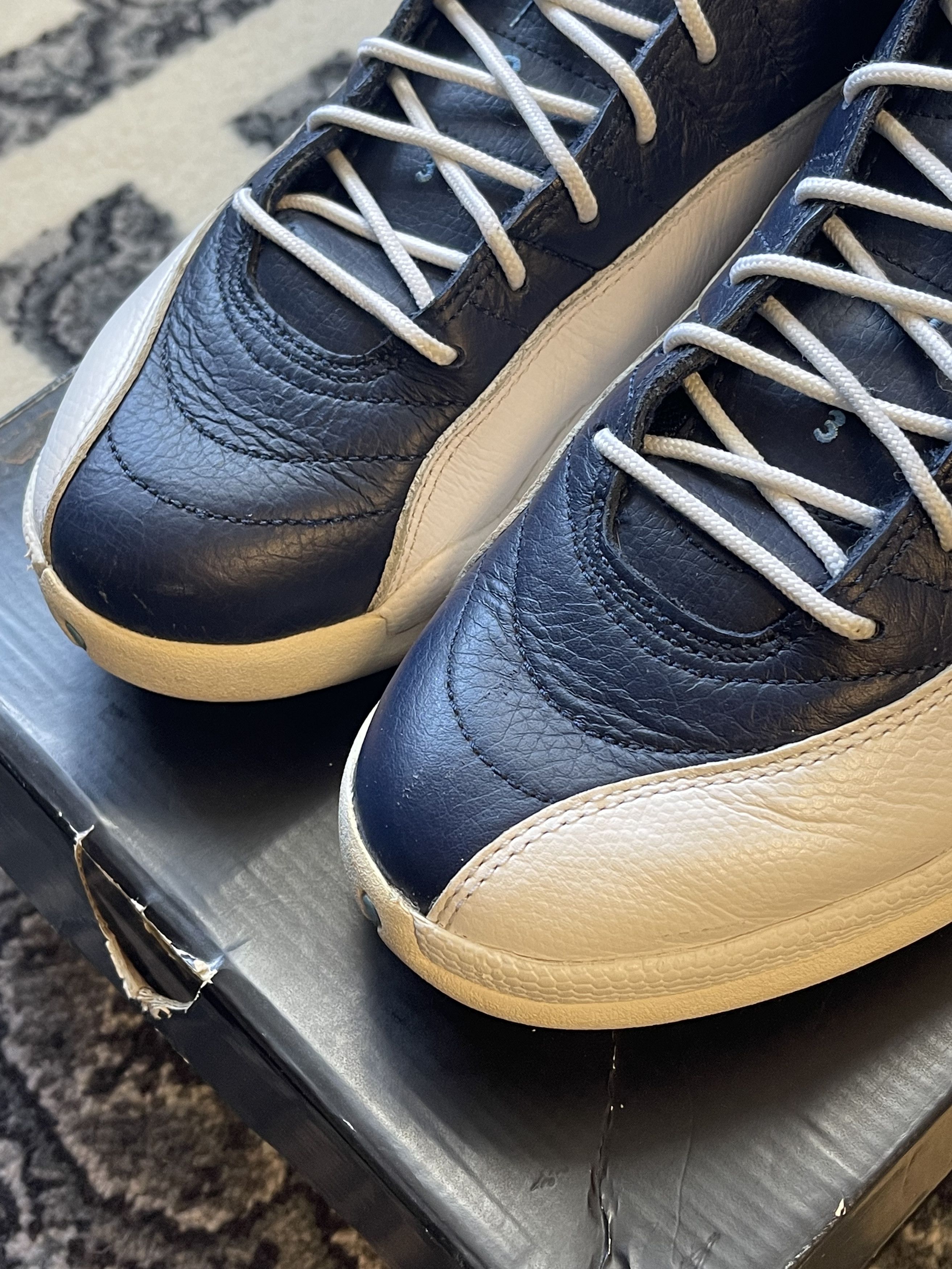Nike Jordan 12 Obsidian Size 10 Pre-Owned Size US 10 / EU 43 - 5 Thumbnail