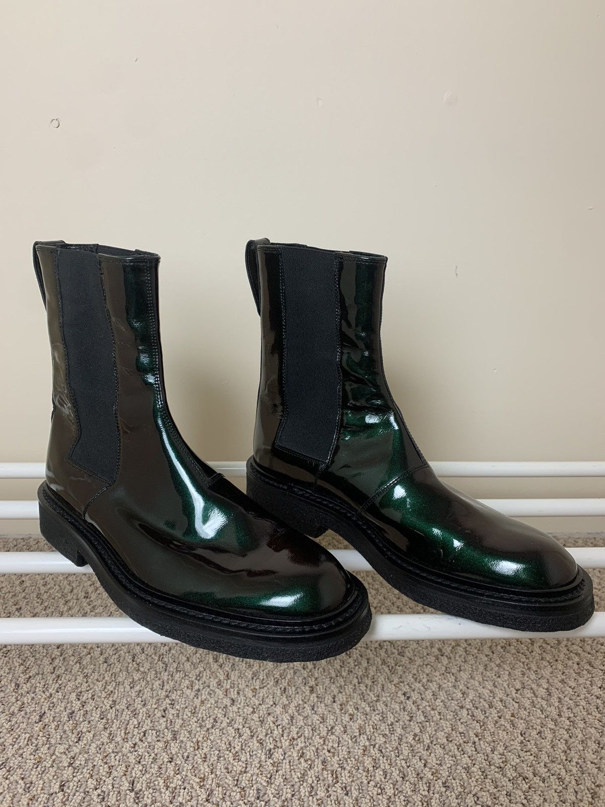 Dior Dior Homme AW08 Navigate Style Pearlescent Chelsea Boots Size US 7 / EU 40 - 2 Thumbnail