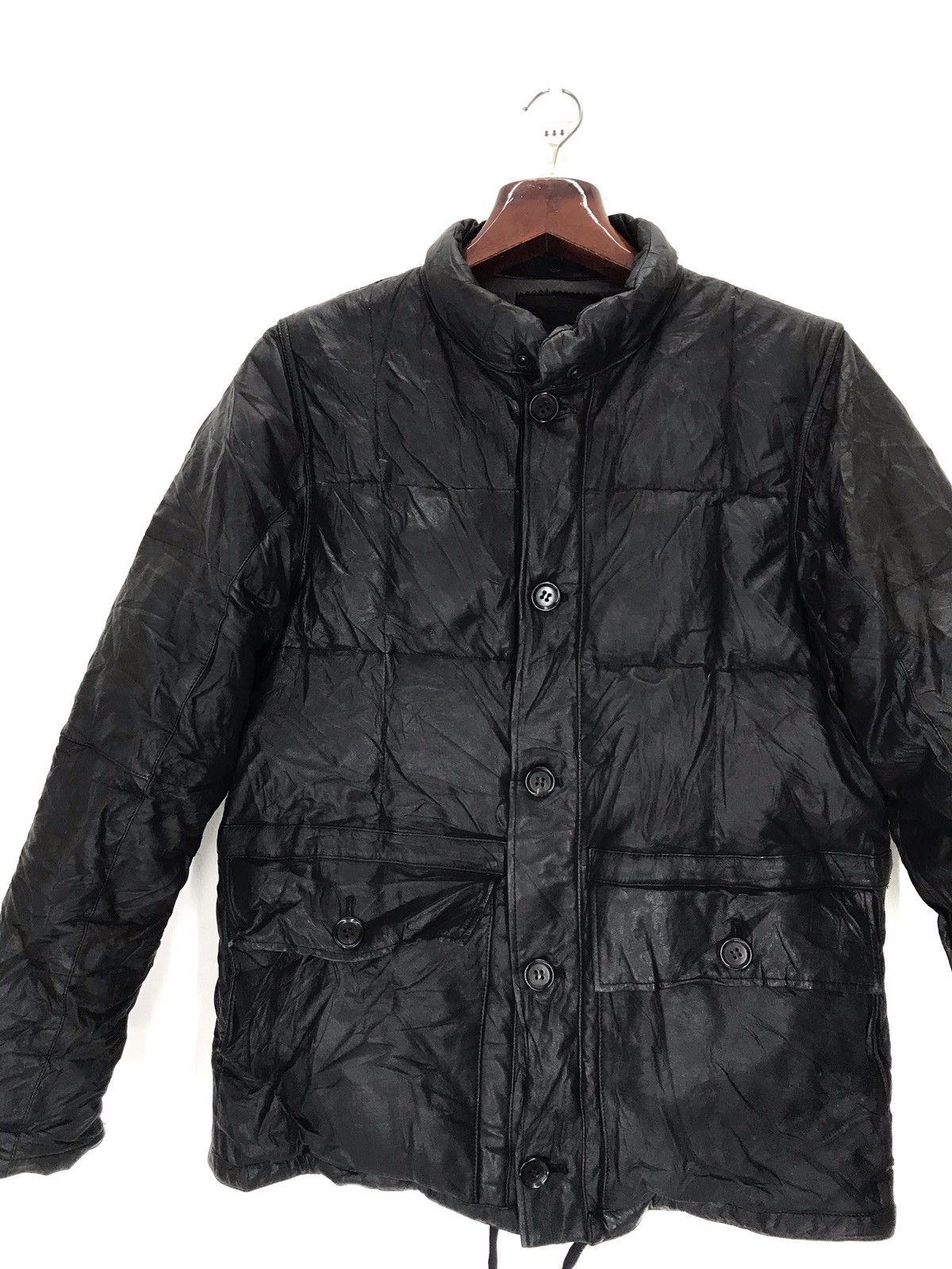 Stussy Stussy puffer down leather jacket Size US M / EU 48-50 / 2 - 4 Thumbnail