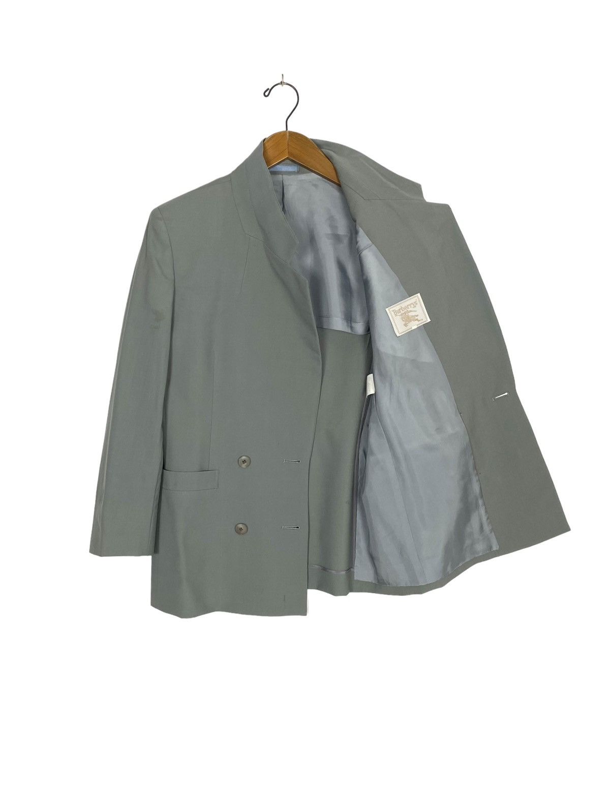 Burberry Rare‼️ Vintage Burberrys’ Double Breasted Blazer Made Japan Size M / US 6-8 / IT 42-44 - 2 Thumbnail