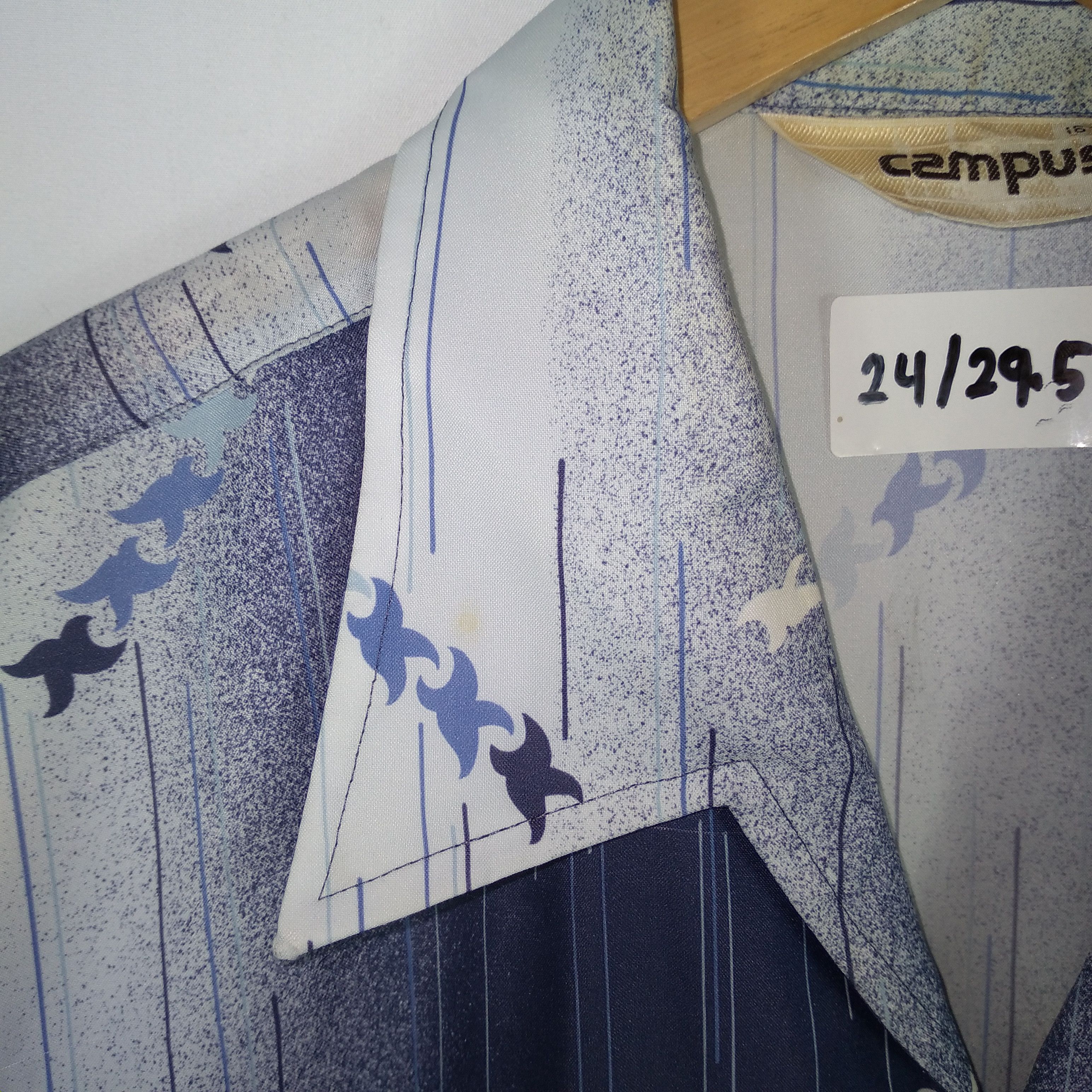 Dragonfly × Japanese Brand × Vintage Vintage Fullprint Ninja Samurai Shuriken Button Shirt Size US L / EU 52-54 / 3 - 8 Thumbnail