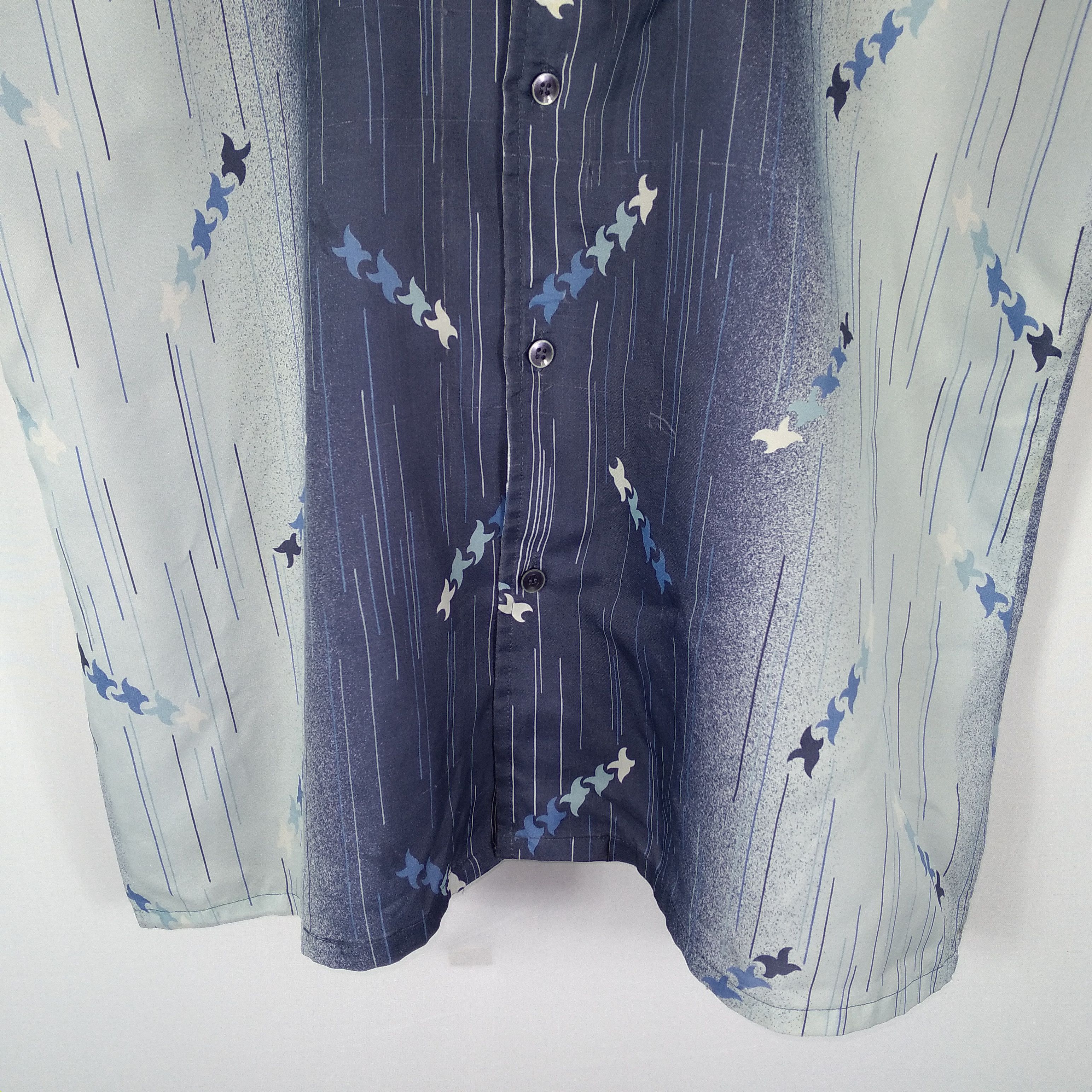 Dragonfly × Japanese Brand × Vintage Vintage Fullprint Ninja Samurai Shuriken Button Shirt Size US L / EU 52-54 / 3 - 3 Thumbnail
