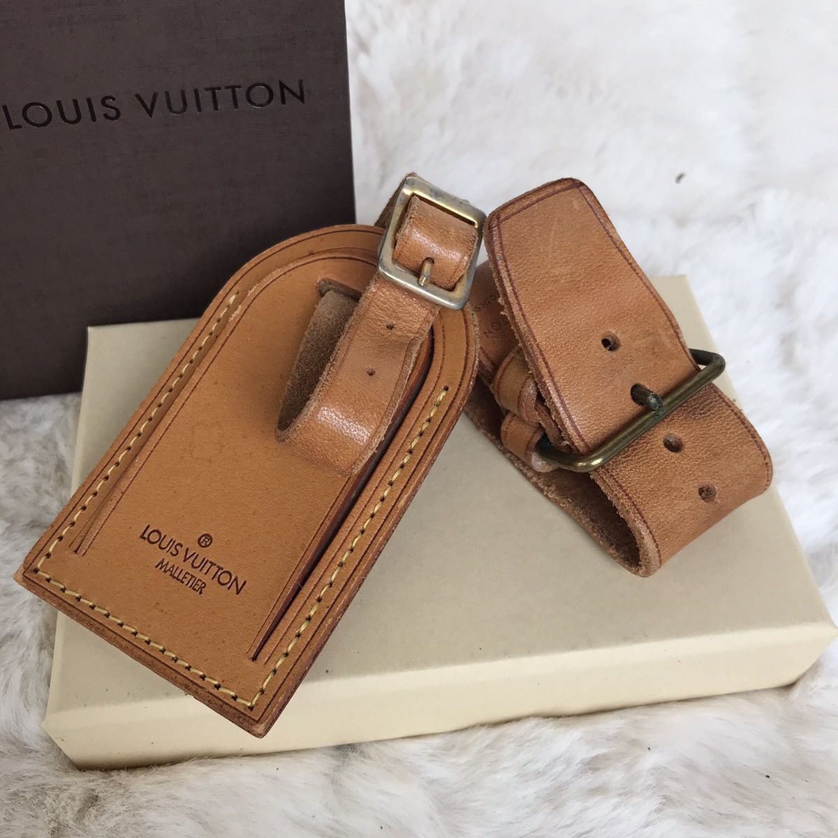 Louis Vuitton AUTHENTIC LOUIS VUITTON NAME TAG ACCESSORY LUGGAGE TAG Size ONE SIZE - 2 Thumbnail