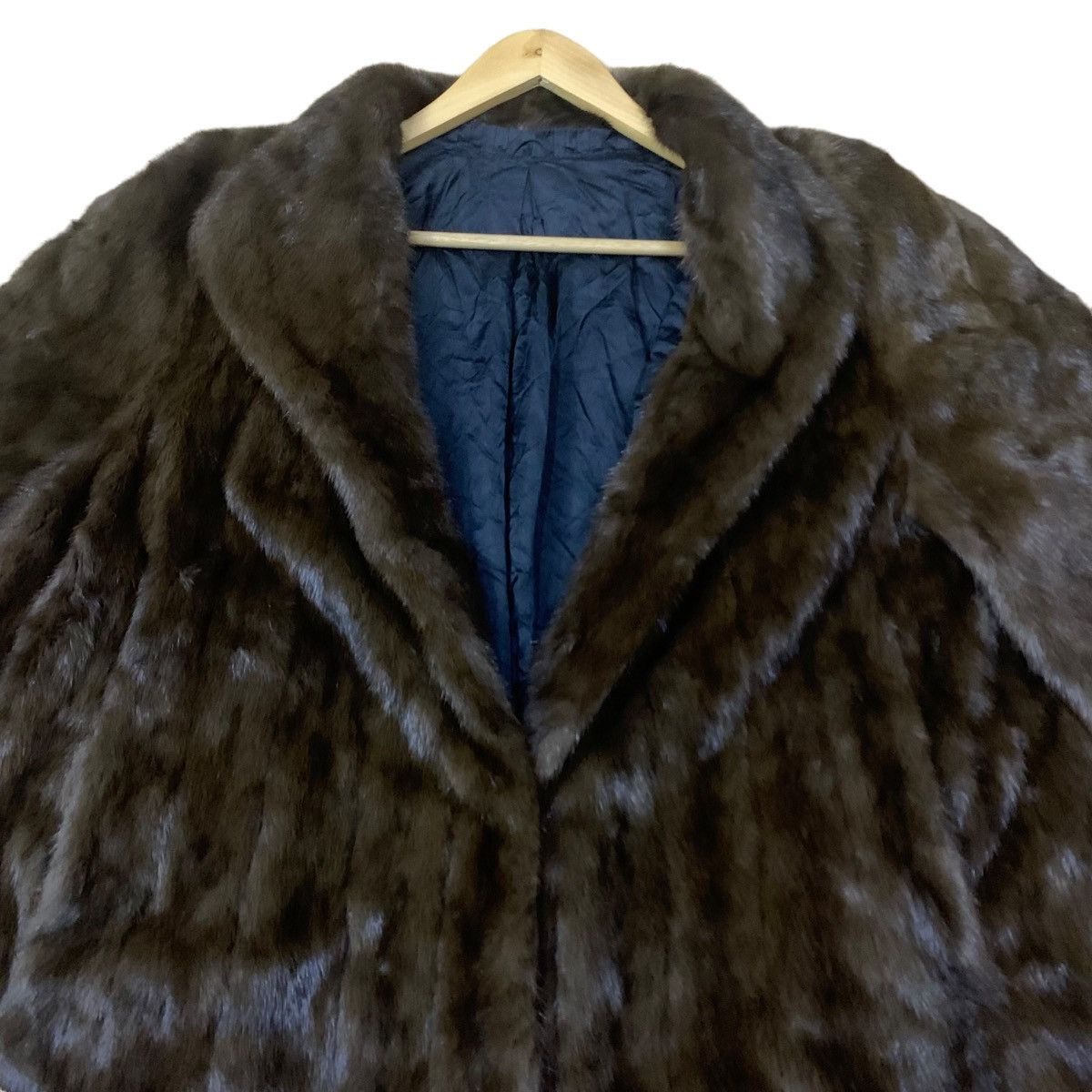 Lanvin × Sagafurs Lanvin Paris Mink Fur Faux Winter Coat Size ONE SIZE - 3 Thumbnail