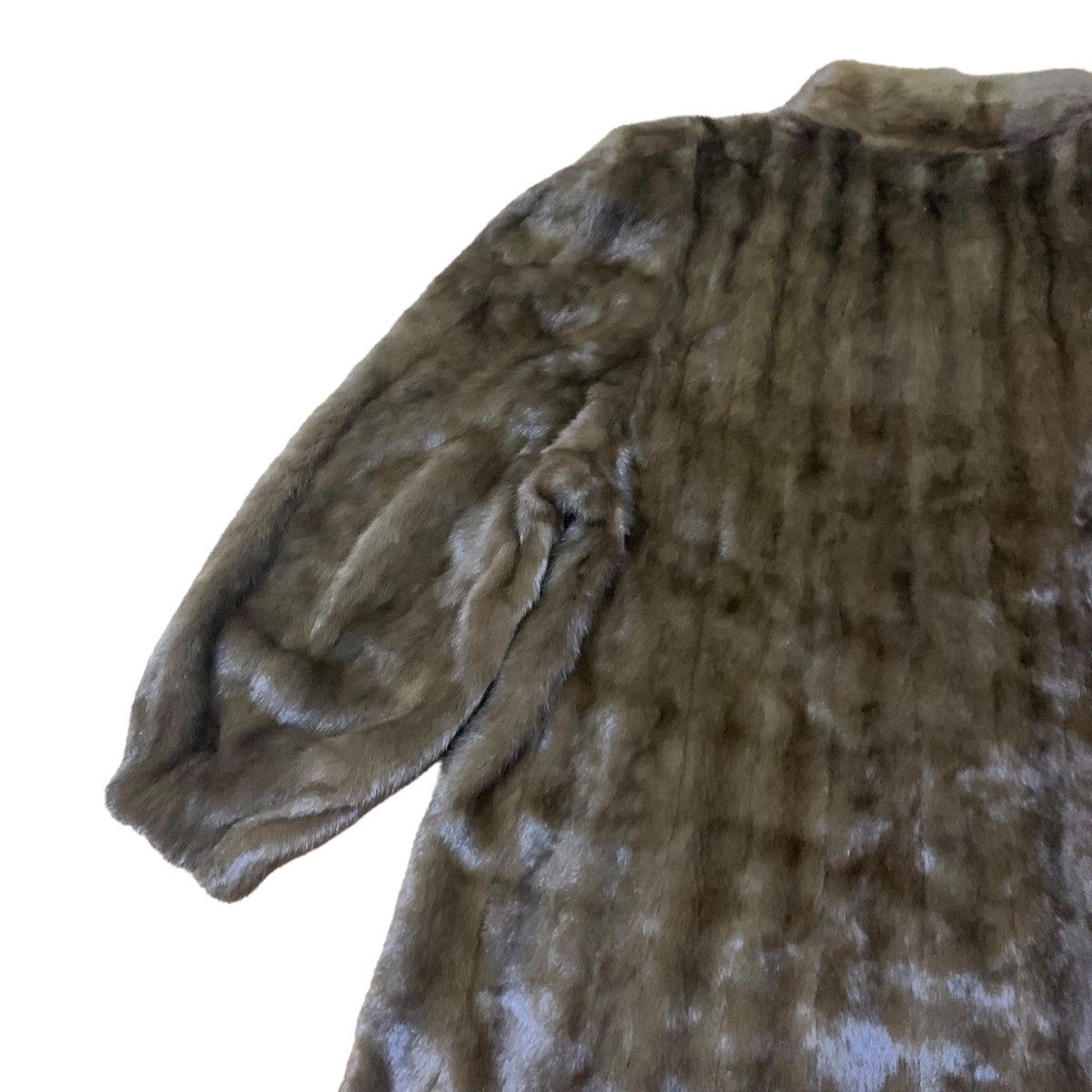 Lanvin × Sagafurs Lanvin Paris Mink Fur Faux Winter Coat Size ONE SIZE - 12 Thumbnail