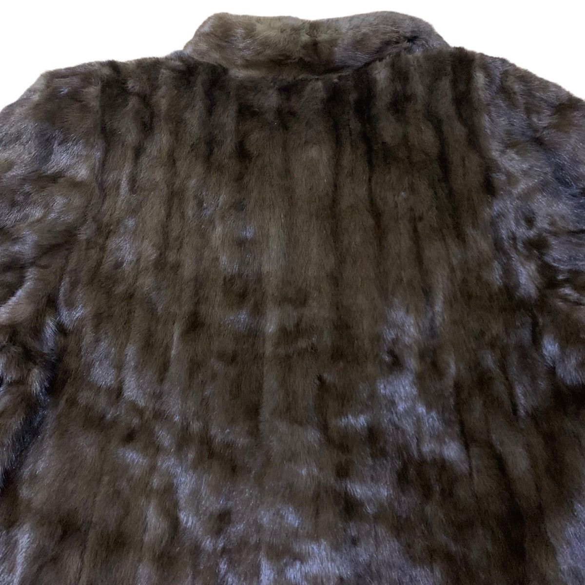 Lanvin × Sagafurs Lanvin Paris Mink Fur Faux Winter Coat Size ONE SIZE - 10 Thumbnail