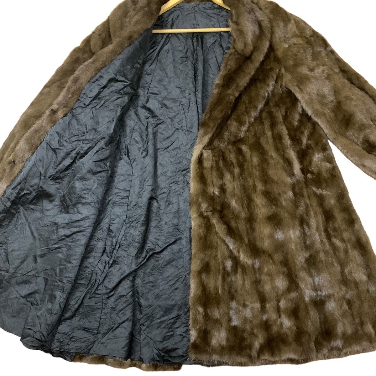 Lanvin × Sagafurs Lanvin Paris Mink Fur Faux Winter Coat Size ONE SIZE - 14 Thumbnail