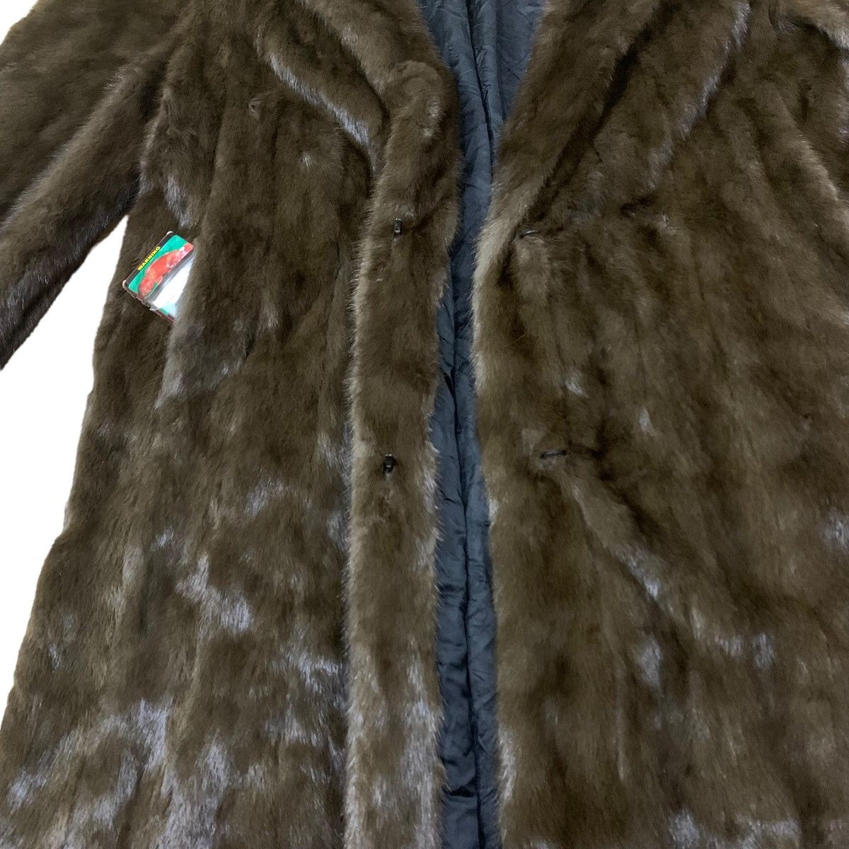 Lanvin × Sagafurs Lanvin Paris Mink Fur Faux Winter Coat Size ONE SIZE - 7 Thumbnail
