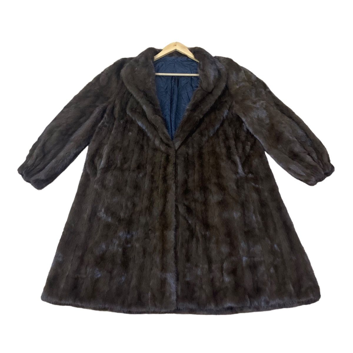 Lanvin × Sagafurs Lanvin Paris Mink Fur Faux Winter Coat Size ONE SIZE - 2 Thumbnail