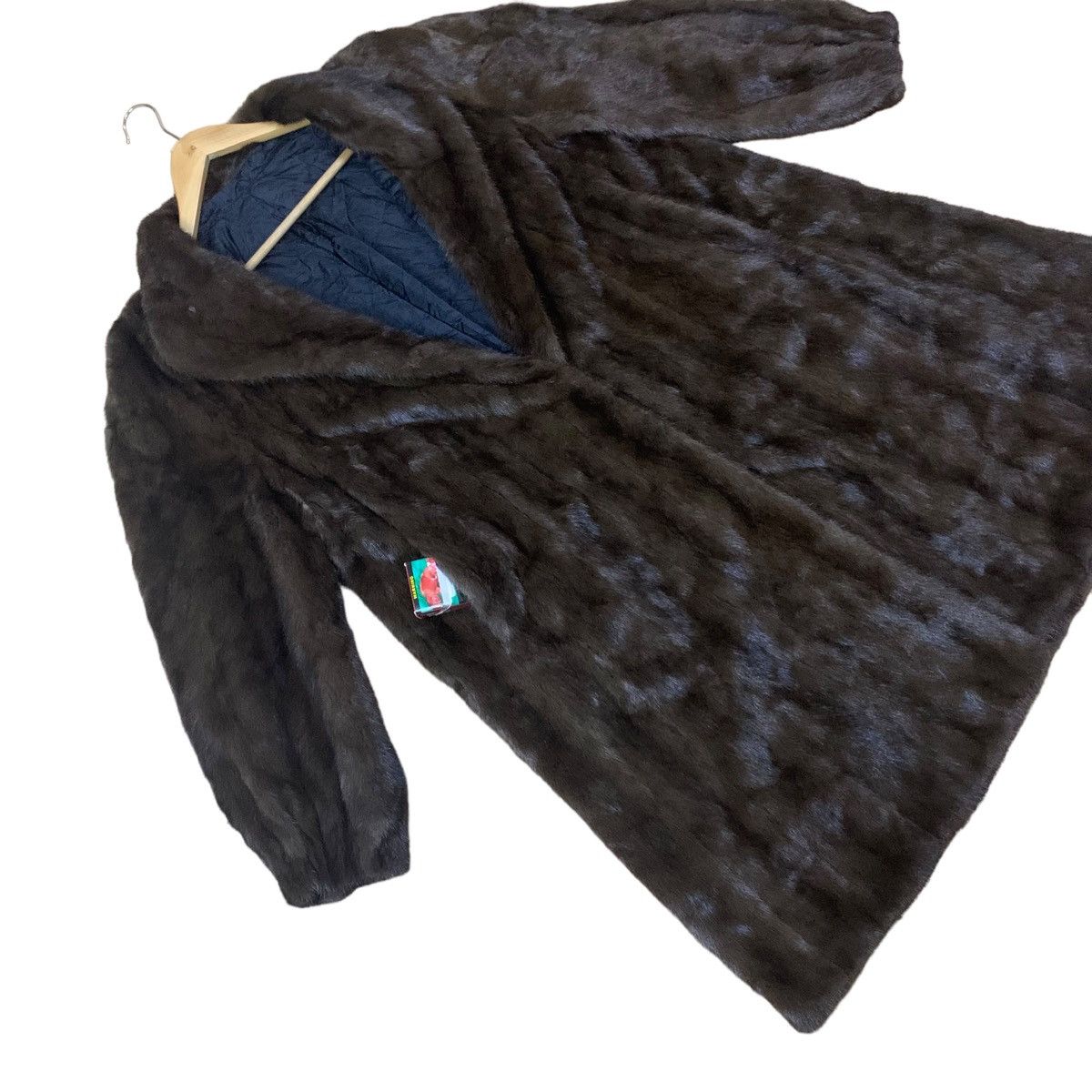 Lanvin × Sagafurs Lanvin Paris Mink Fur Faux Winter Coat Size ONE SIZE - 6 Thumbnail