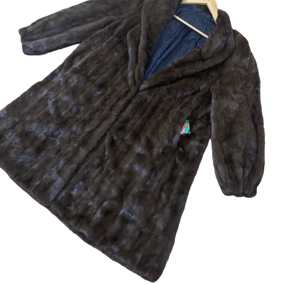 Lanvin × Sagafurs Lanvin Paris Mink Fur Faux Winter Coat Size ONE SIZE - 5 Thumbnail