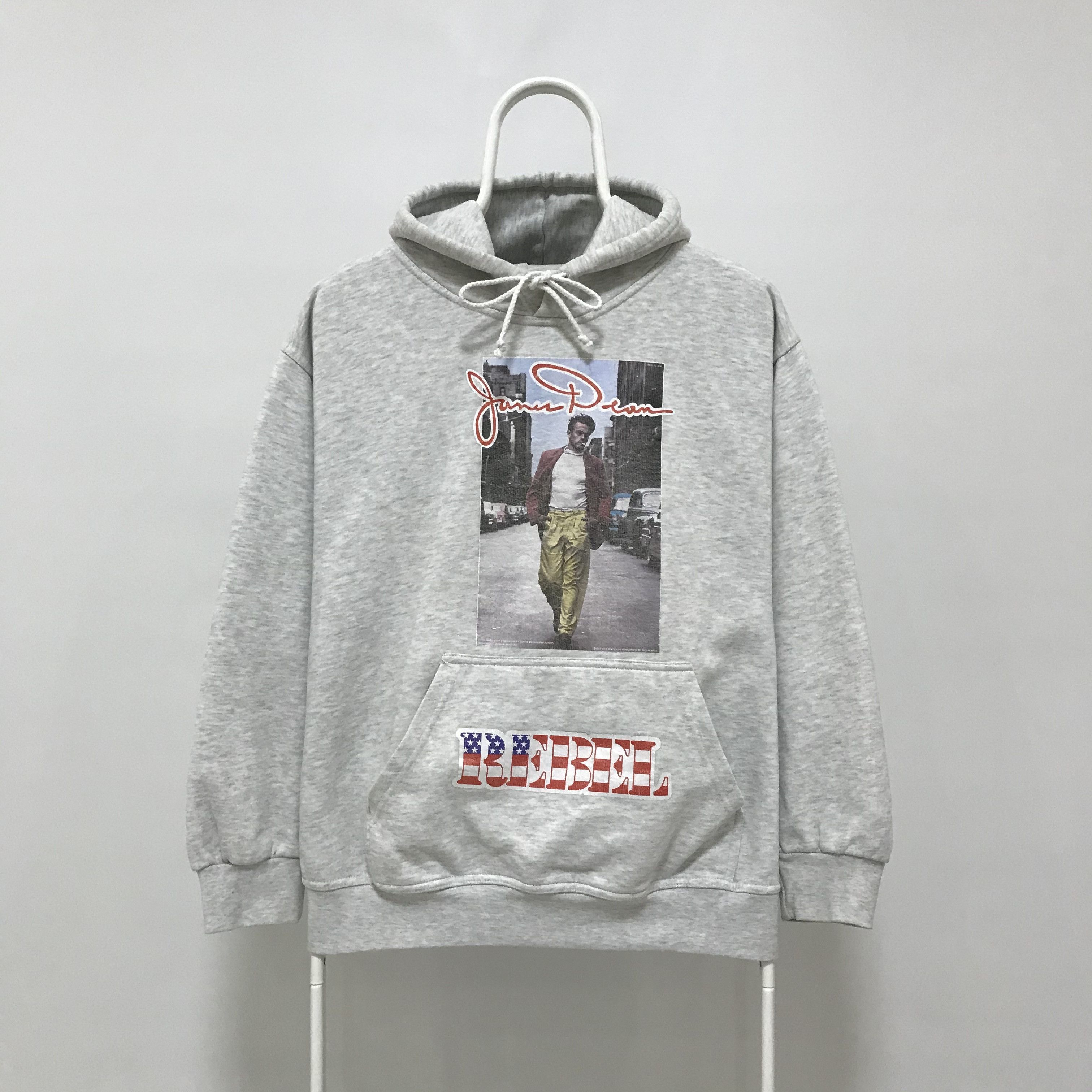 James Jean × Vintage JAMES DEAN REBEL 1993 Vintage Hoodie USA Rare Movie Film Size US M / EU 48-50 / 2 - 1 Thumbnail