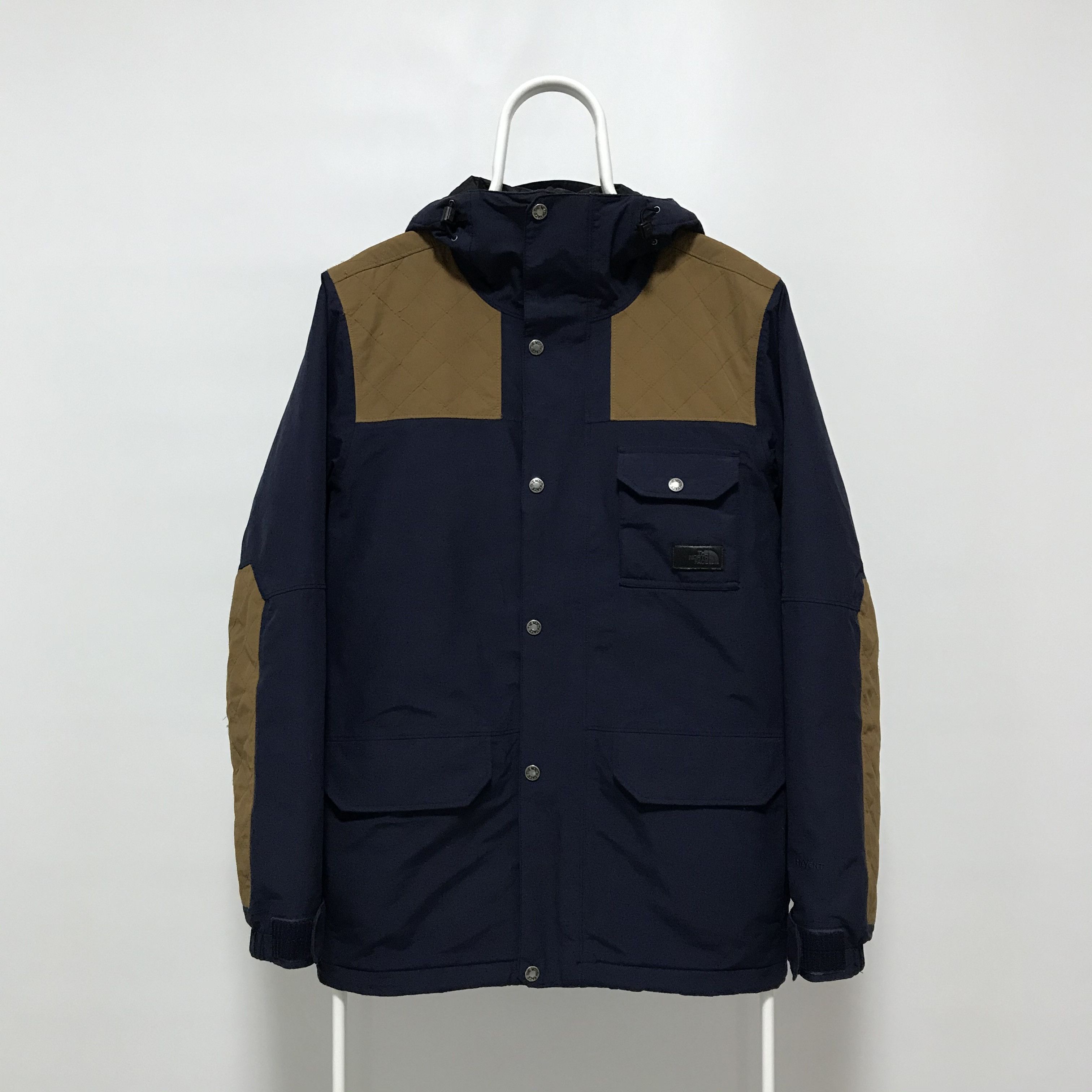 image of The North Face Faider Insulated Jacket Hyvent Ski Snowboard in Cosmic Blue, Men's (Size Small)