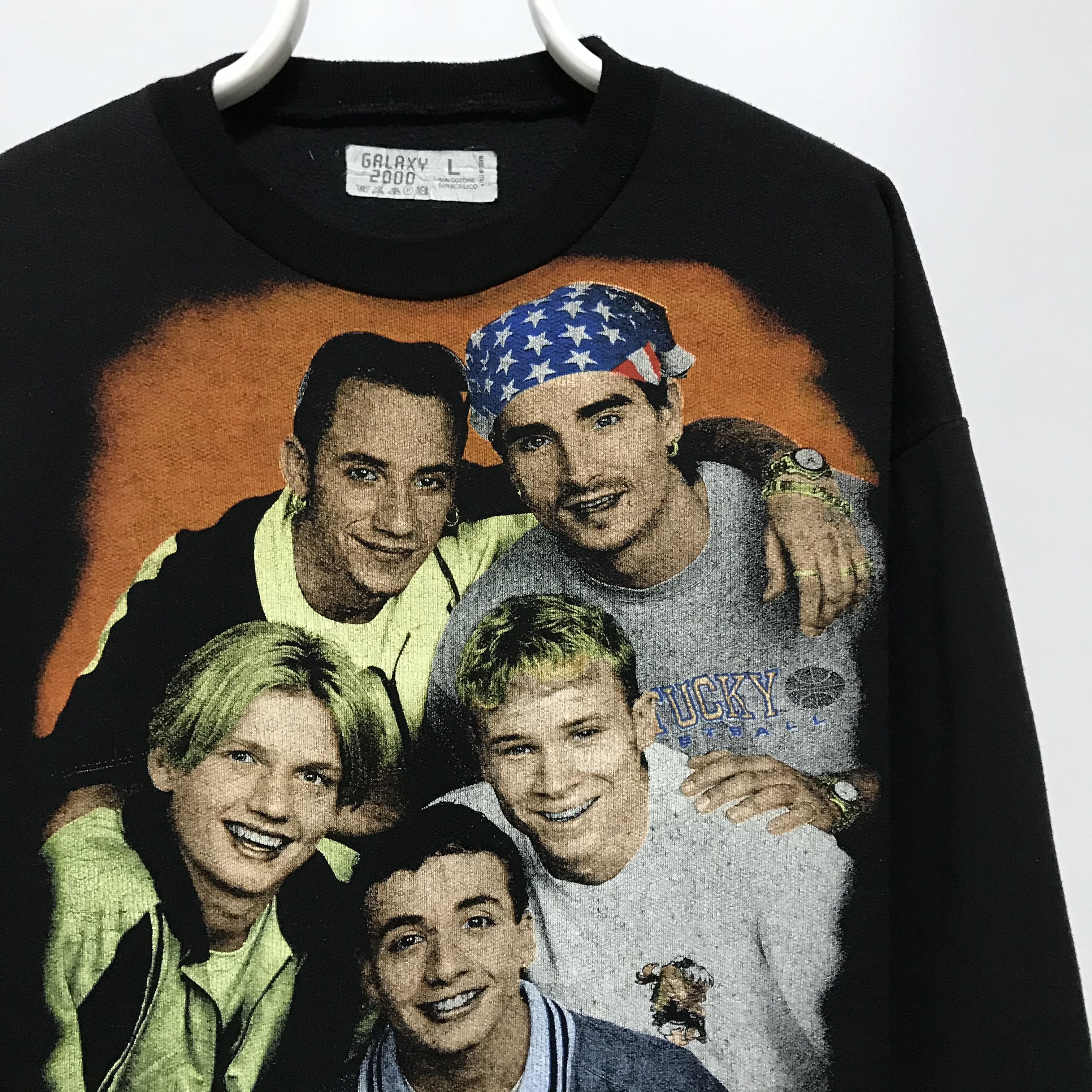 Band Tees × Vintage BACKSTREET BOYS Vintage Sweatshirt 90s Very Rare Band Tees Size US L / EU 52-54 / 3 - 3 Thumbnail
