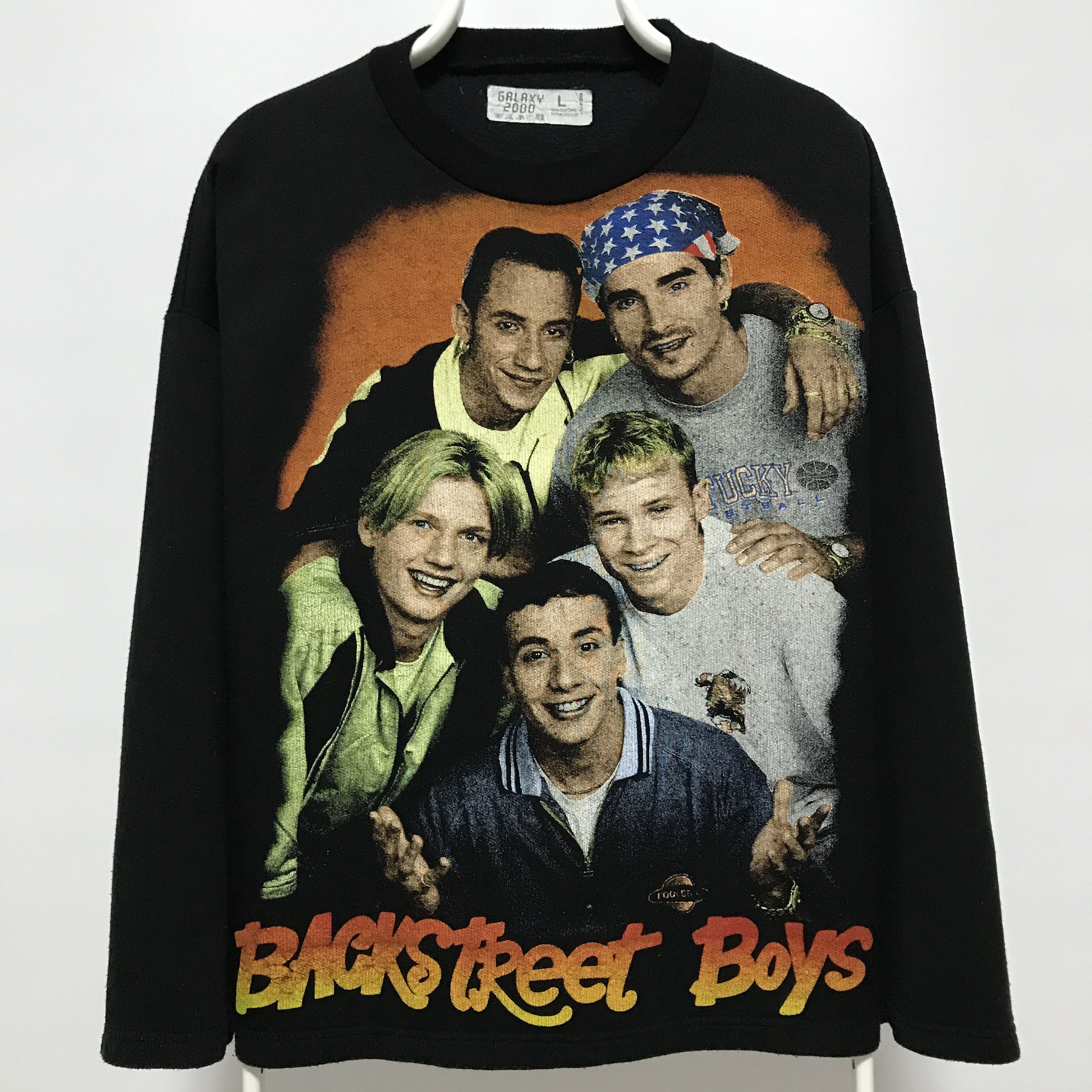 Band Tees × Vintage BACKSTREET BOYS Vintage Sweatshirt 90s Very Rare Band Tees Size US L / EU 52-54 / 3 - 6 Thumbnail